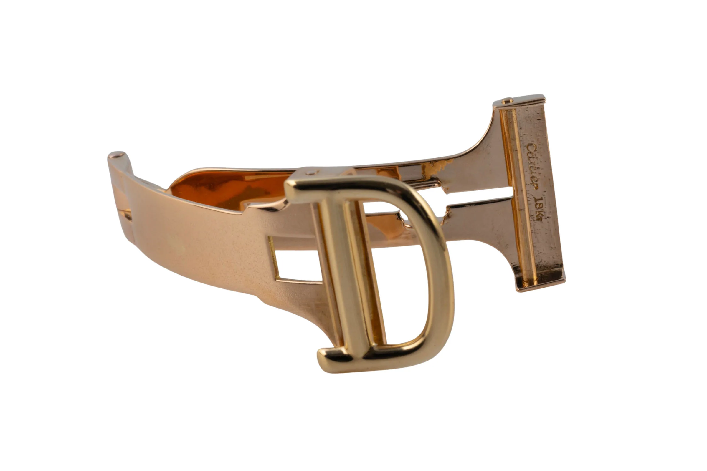 Cartier folding clasp 18k rose gold 15.50 mm [KL24162] - Image 2