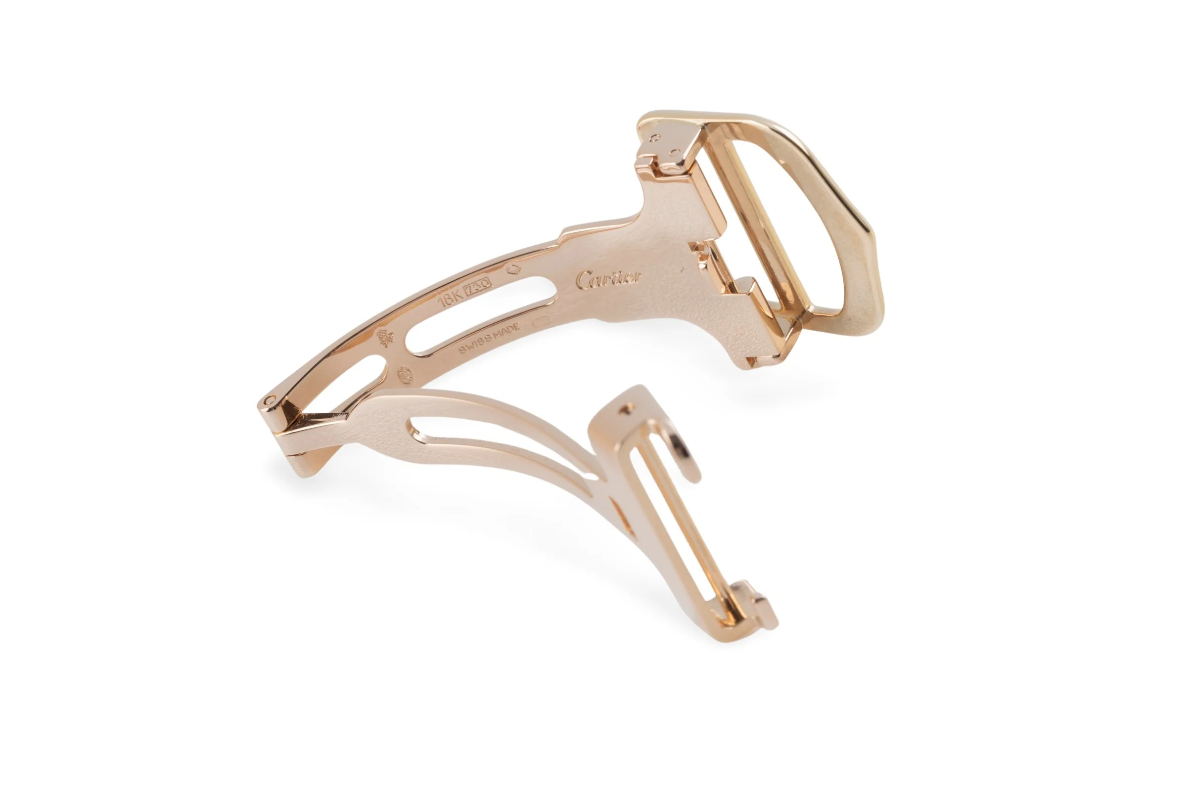 Cartier folding clasp 18k rose gold 18,00 mm [KL24599] - Image 2