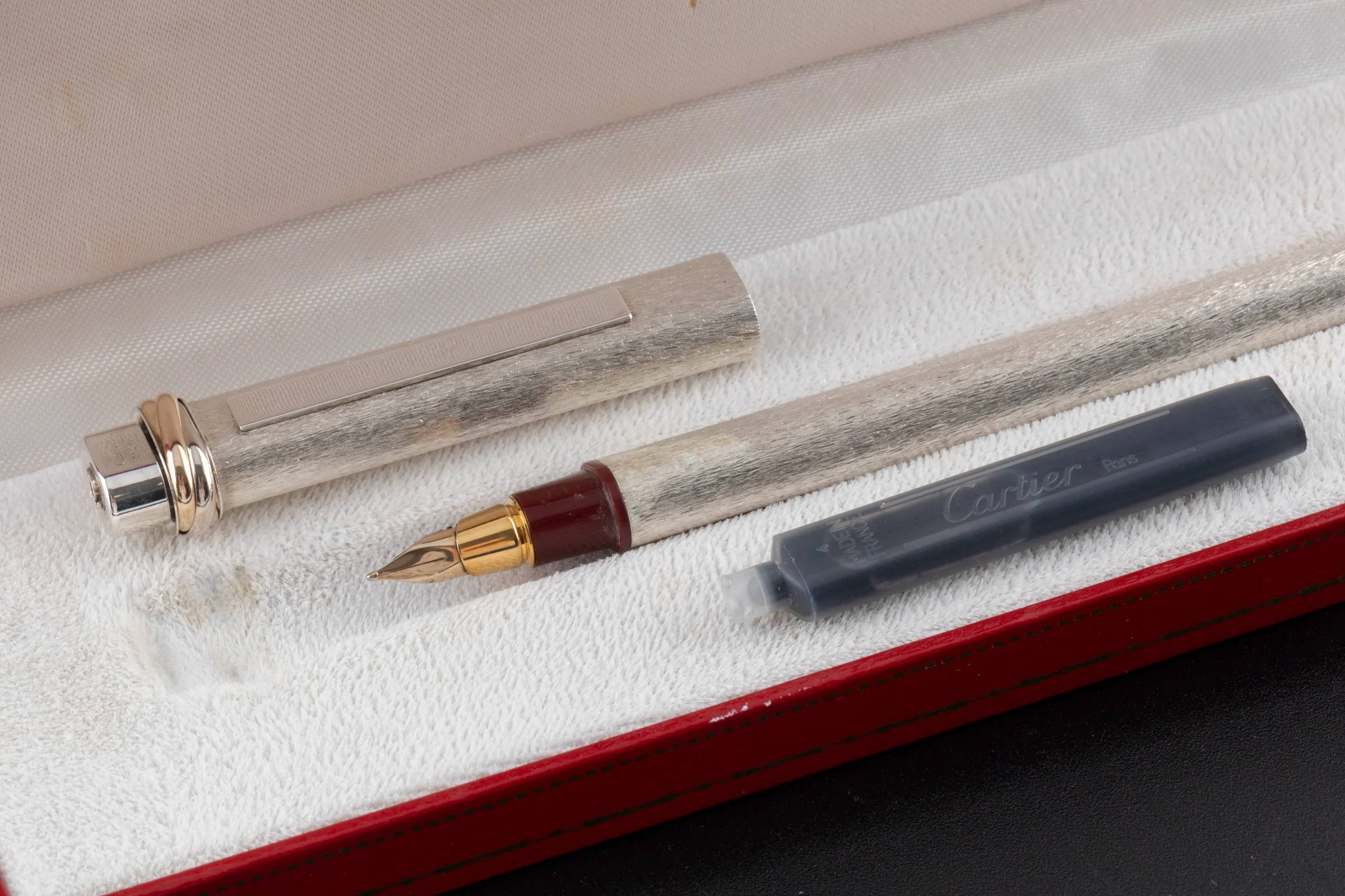 Cartier Le Must Vendôme Trinity fountain pen Silver-Finish Cartier Paris[KL25885] - Image 4