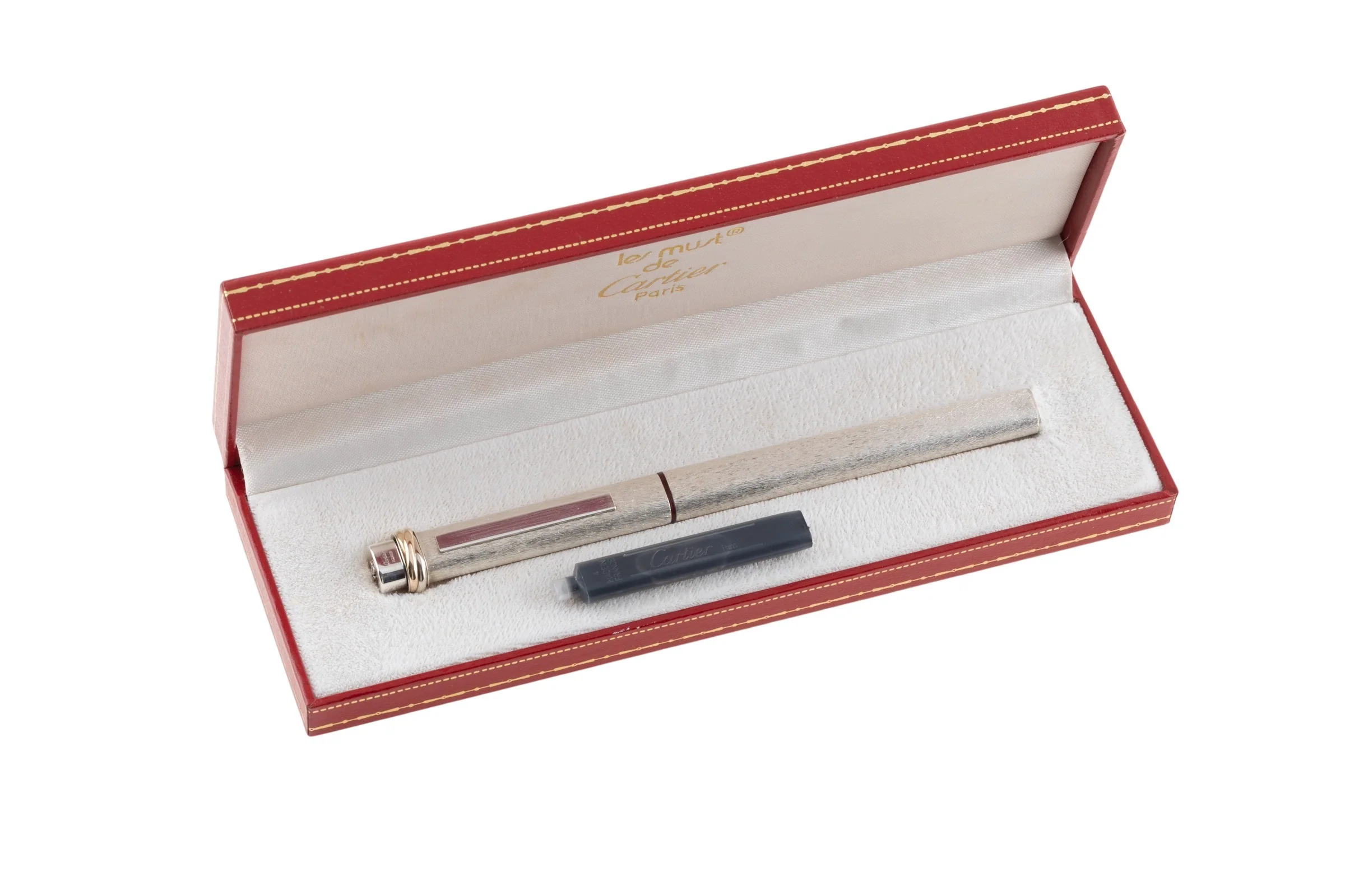 Cartier Le Must Vendôme Trinity fountain pen Silver-Finish Cartier Paris[KL25885] - Image 6