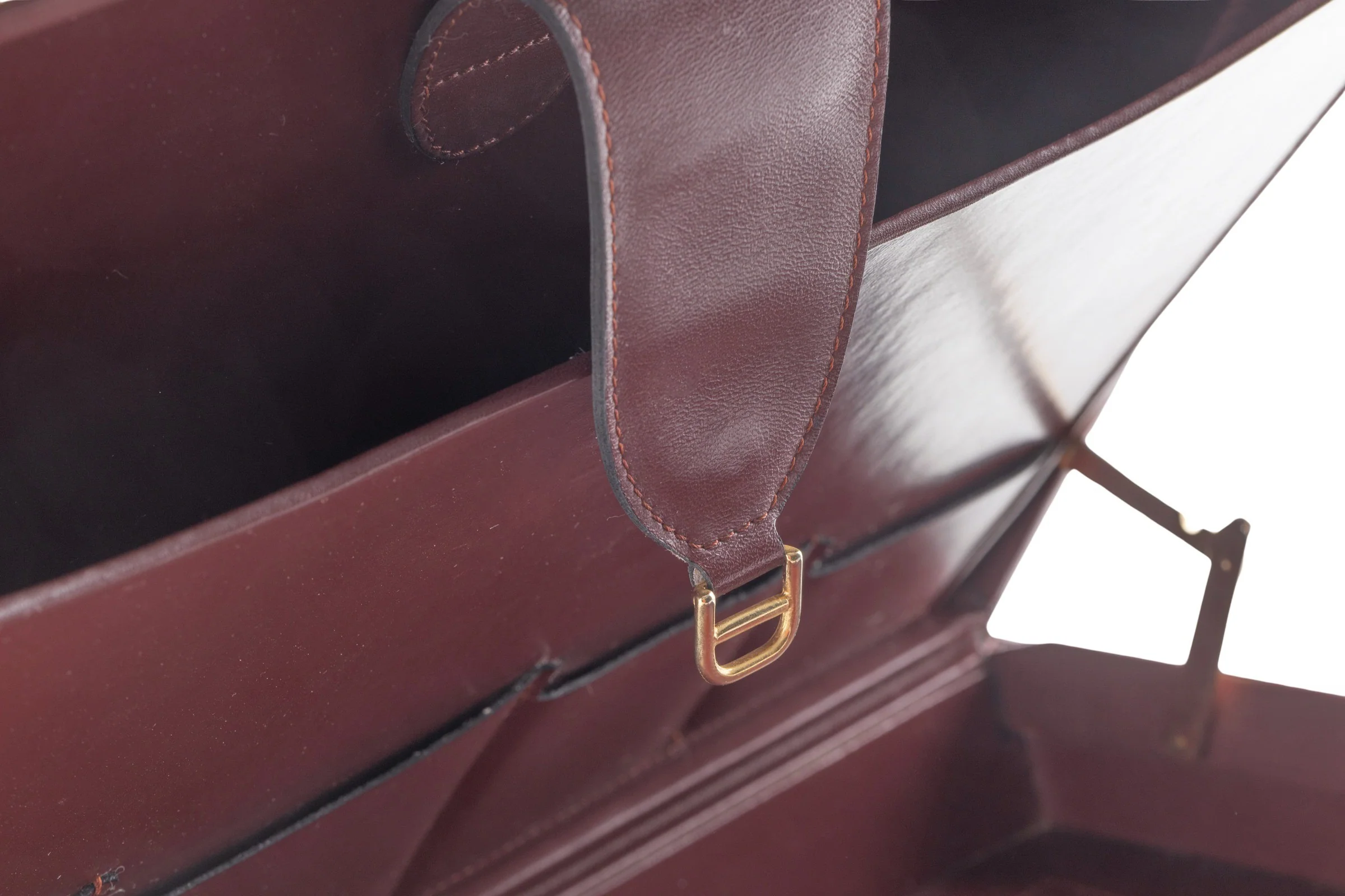 Cartier leather briefcase 24-hour with luggage tag 1980s vintage suitcase[KL26012] - Image 20