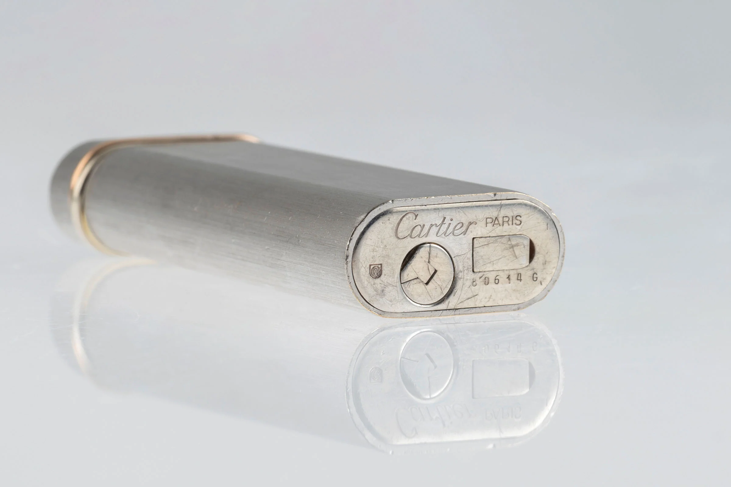 Cartier Lighters Feuerzeug Trinity 3 Rings Satin Steel Ref. CA 20601[KL26008] - Image 11
