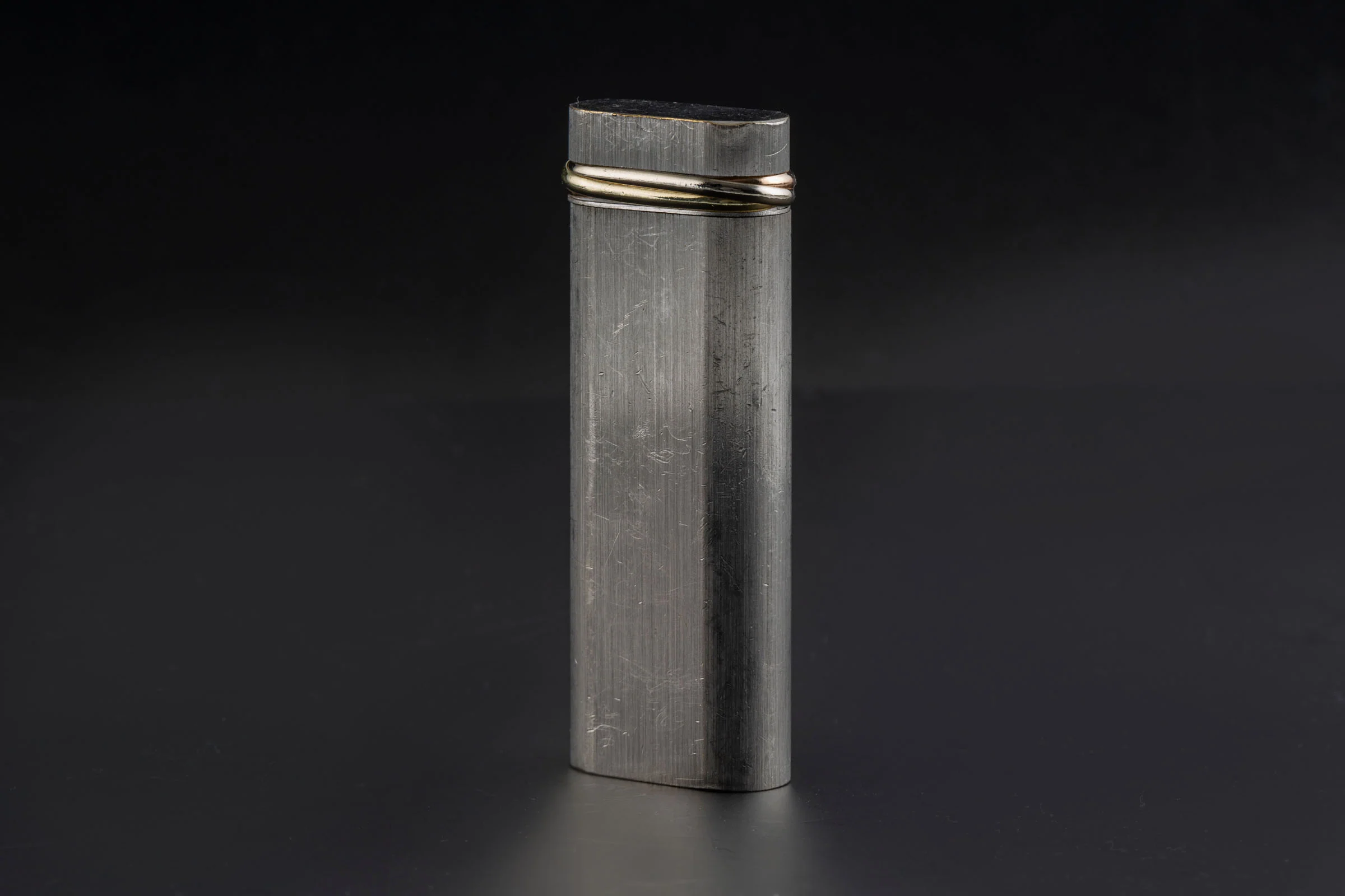 Cartier Lighters Feuerzeug Trinity 3 Rings Satin Steel Ref. CA 20601[KL26008] - Image 3