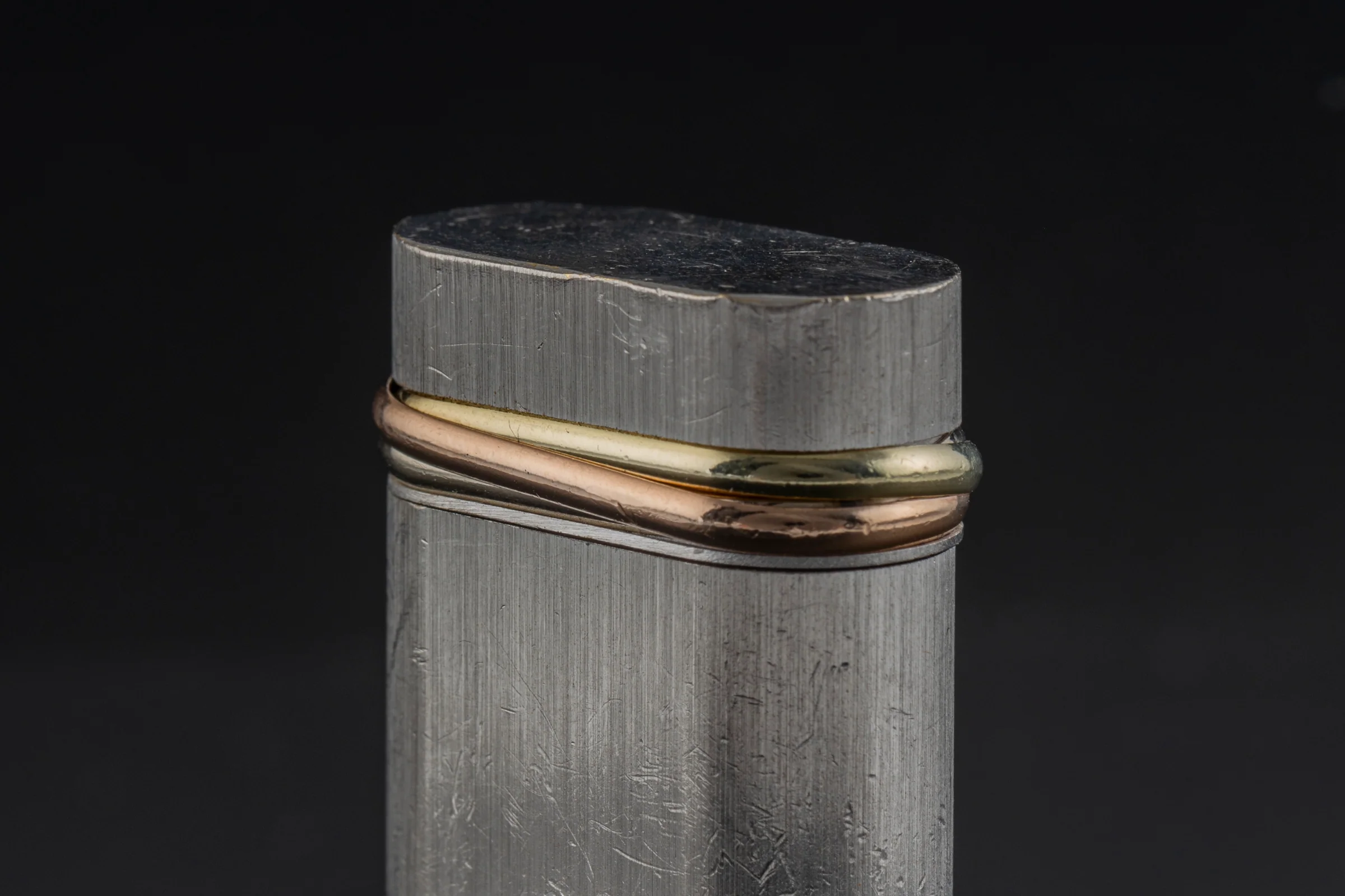 Cartier Lighters Feuerzeug Trinity 3 Rings Satin Steel Ref. CA 20601[KL26008] - Image 5