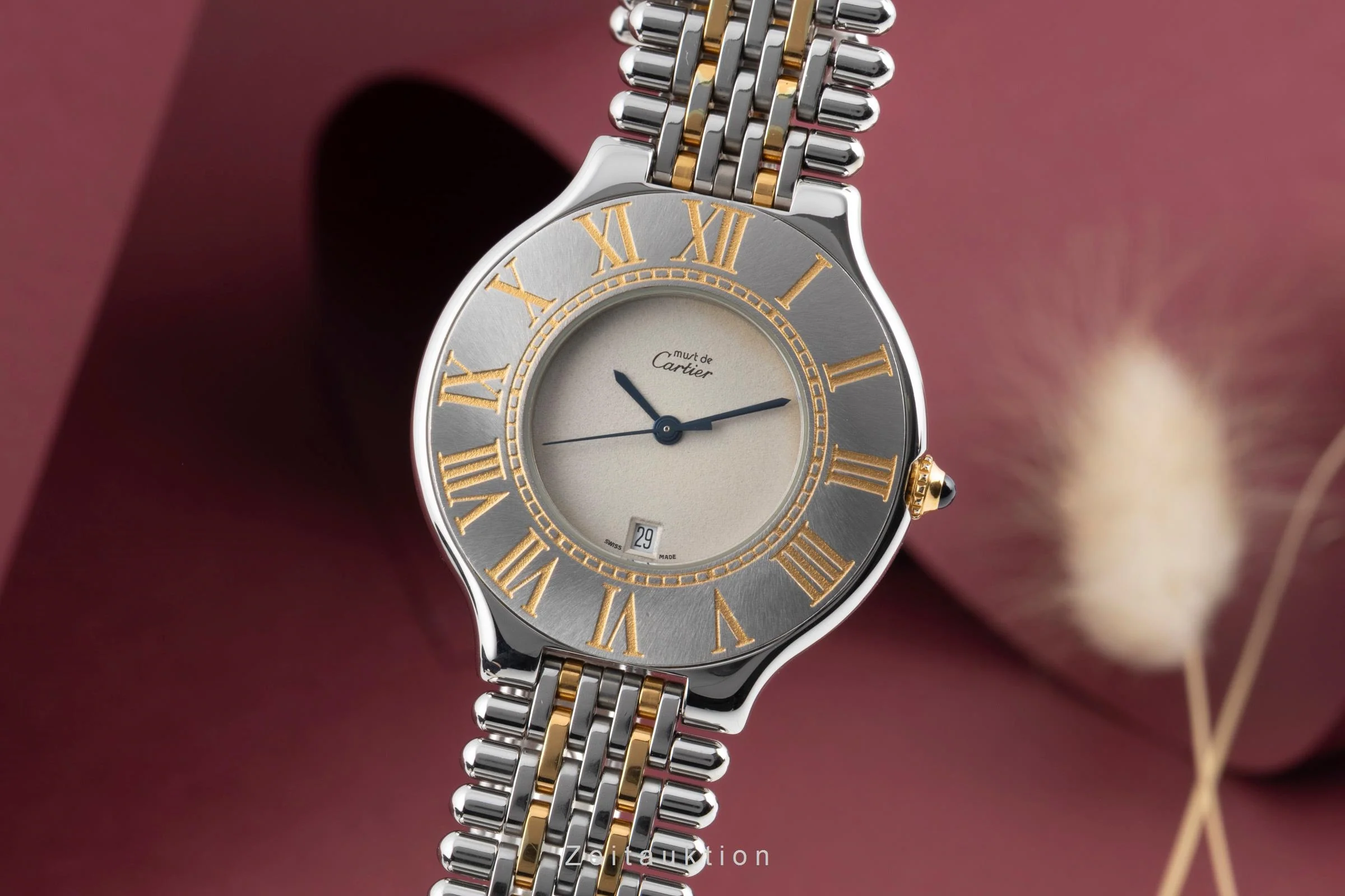 Cartier Ligne 21 gilt / steel quartz men's watch W10052F4  [2506035] - Image 2