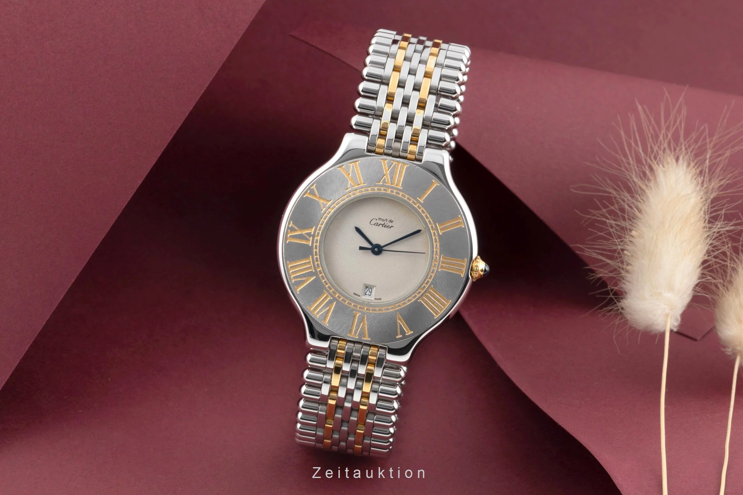 Cartier Ligne 21 gilt / steel quartz men's watch W10052F4  [2506035] - Image 4