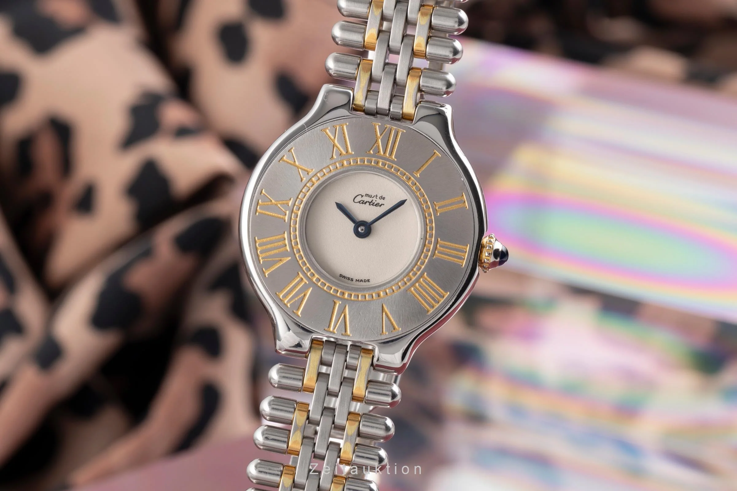 Cartier Ligne 21 gilt / steel quartz women's watch  [2504118] - Image 2