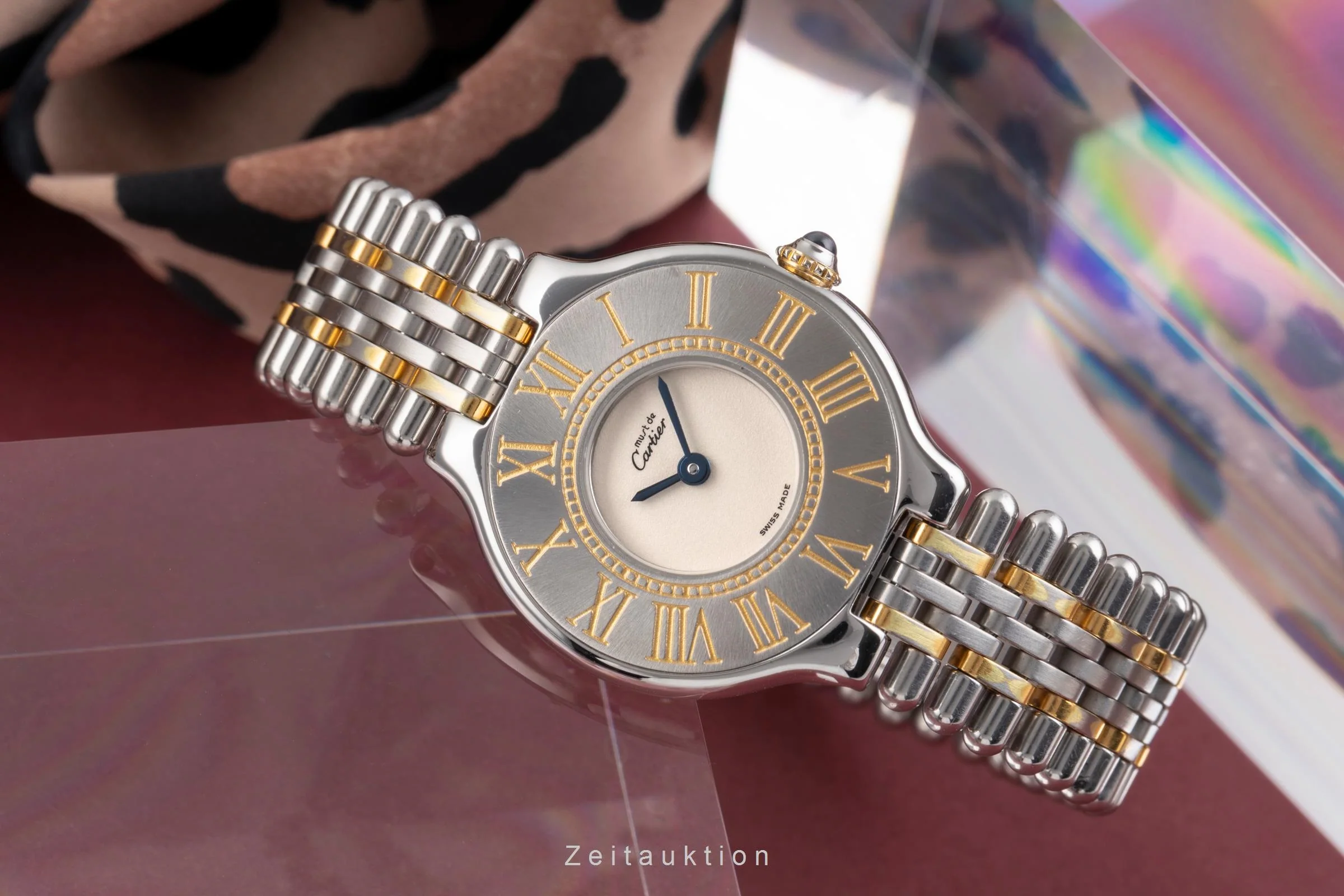 Cartier Ligne 21 gilt / steel quartz women's watch  [2504118] - Image 3