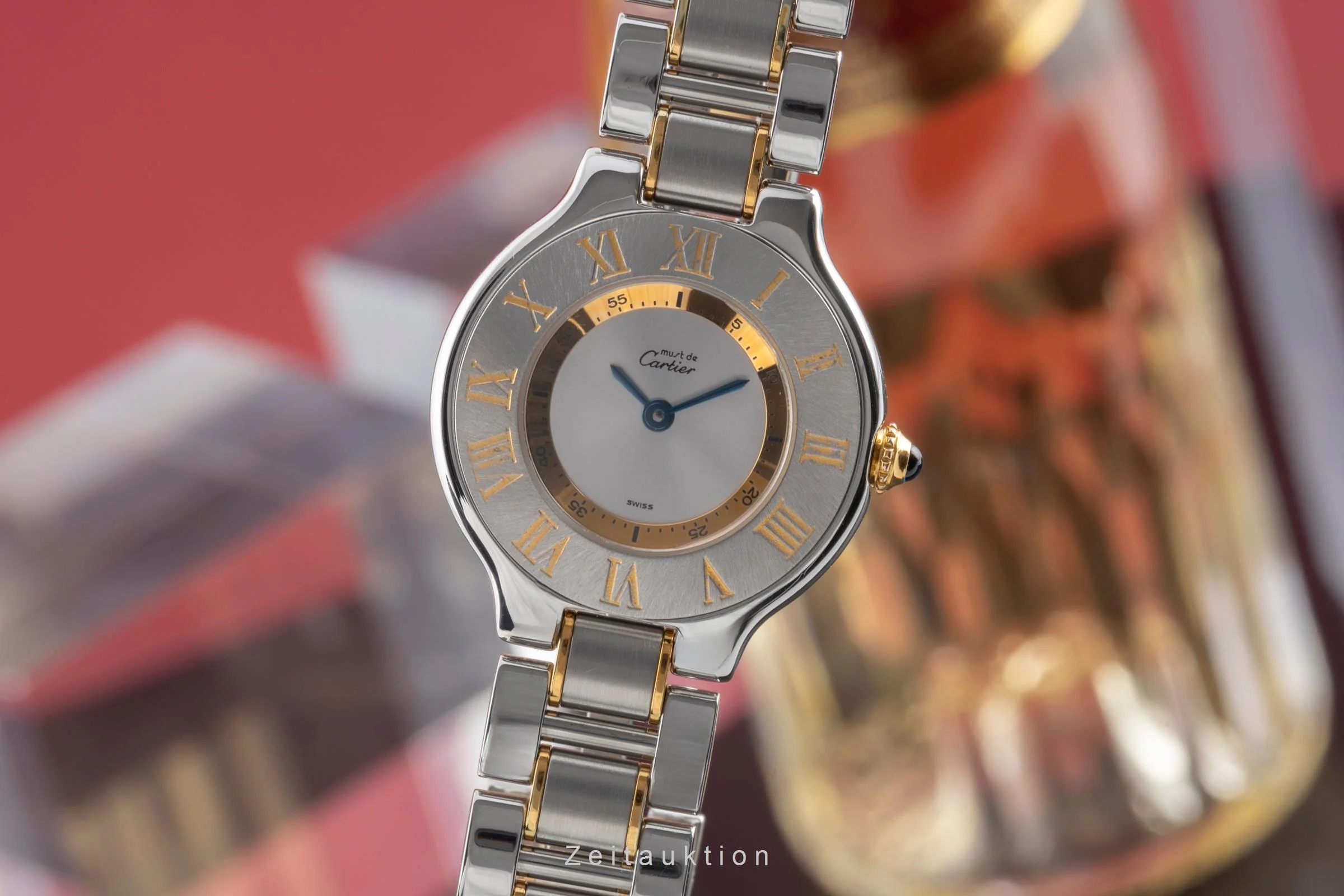 Cartier Ligne 21 gilt / steel quartz women's watch W10073R6  [2503543] - Image 2