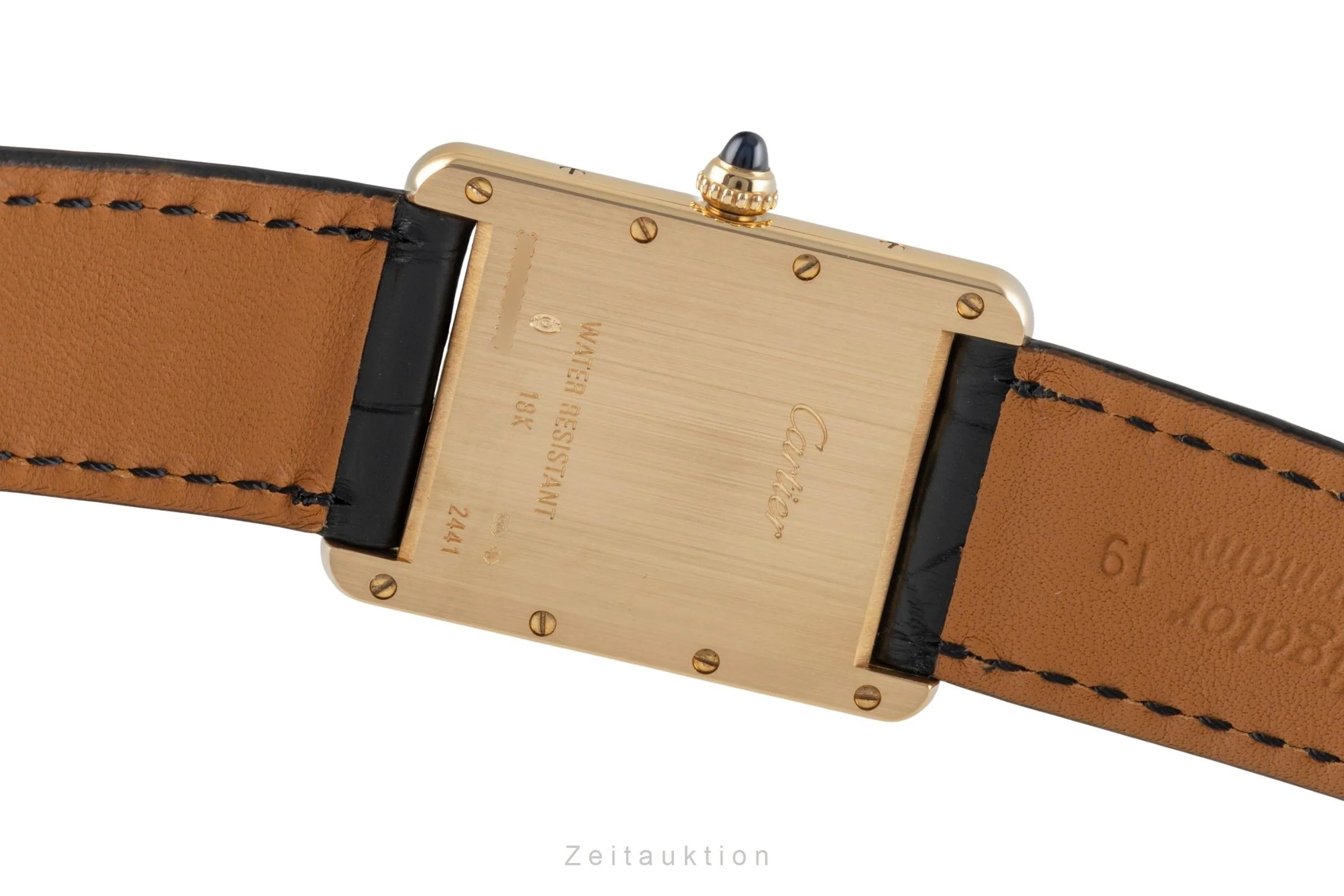 Cartier Louis Cartier 18 ct gold quartz men's watch W1529756  [2600316] - Image 12