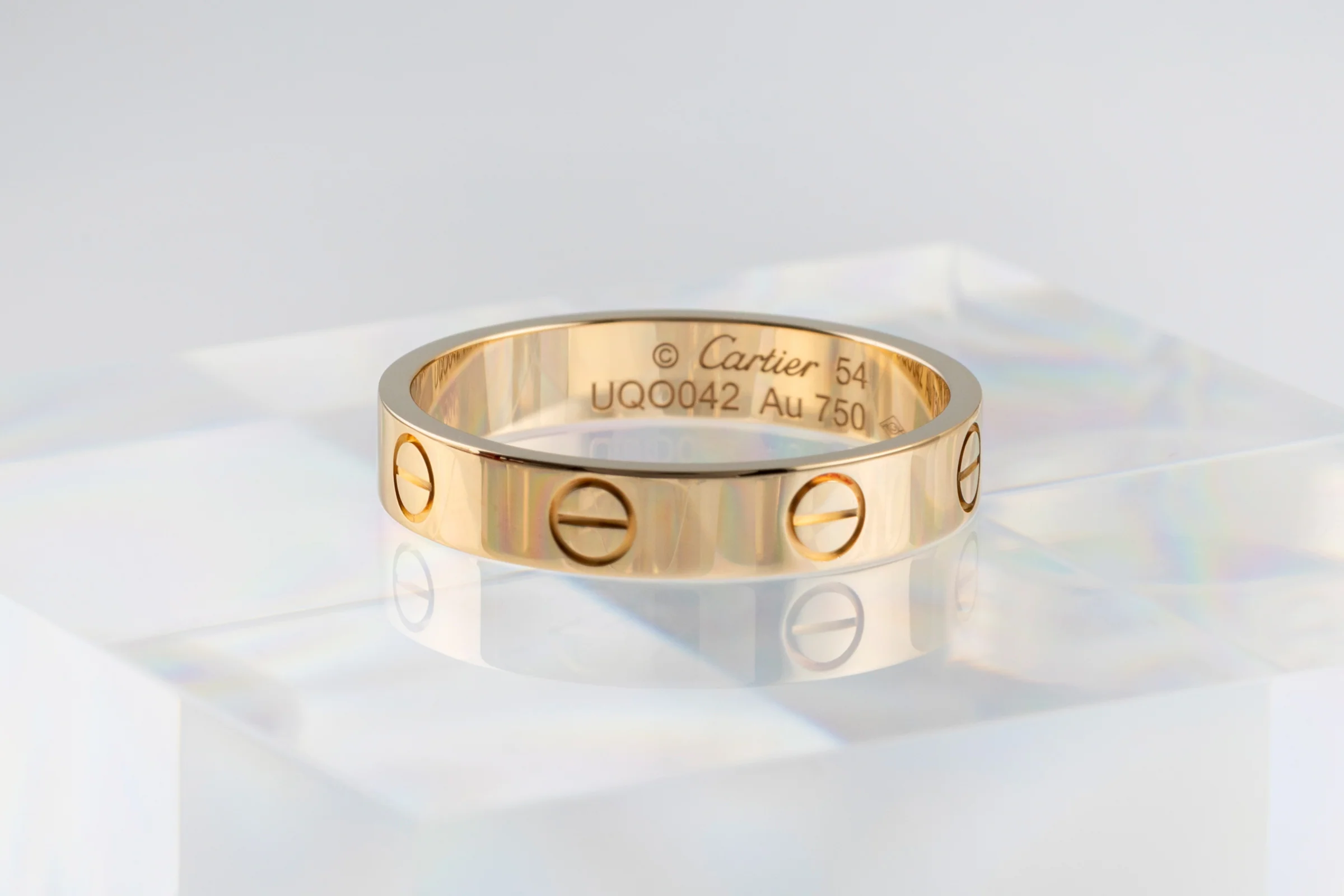Cartier Love Ring 18k (0,750) Gold yellow gold size 54 with box retail price: 1400,- €[KL26020] - Image 8