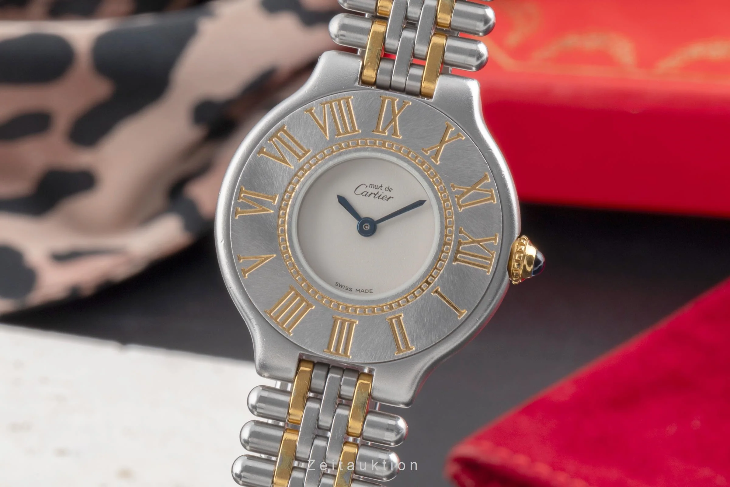 Cartier Must De Cartier 21 gilt / steel quartz women's watch 9010  [2503574] - Image 2