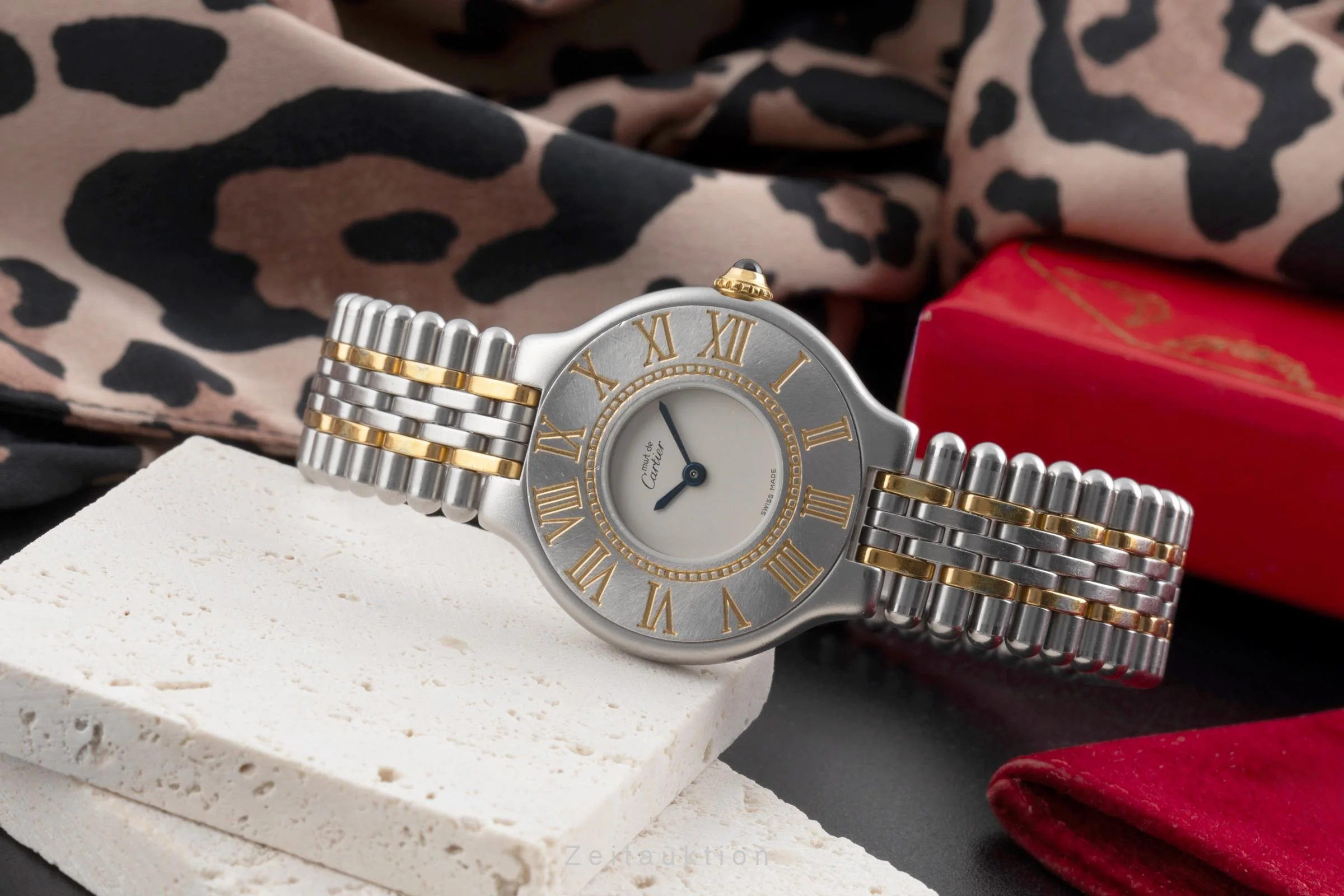 Cartier Must De Cartier 21 gilt / steel quartz women's watch 9010  [2503574] - Image 3