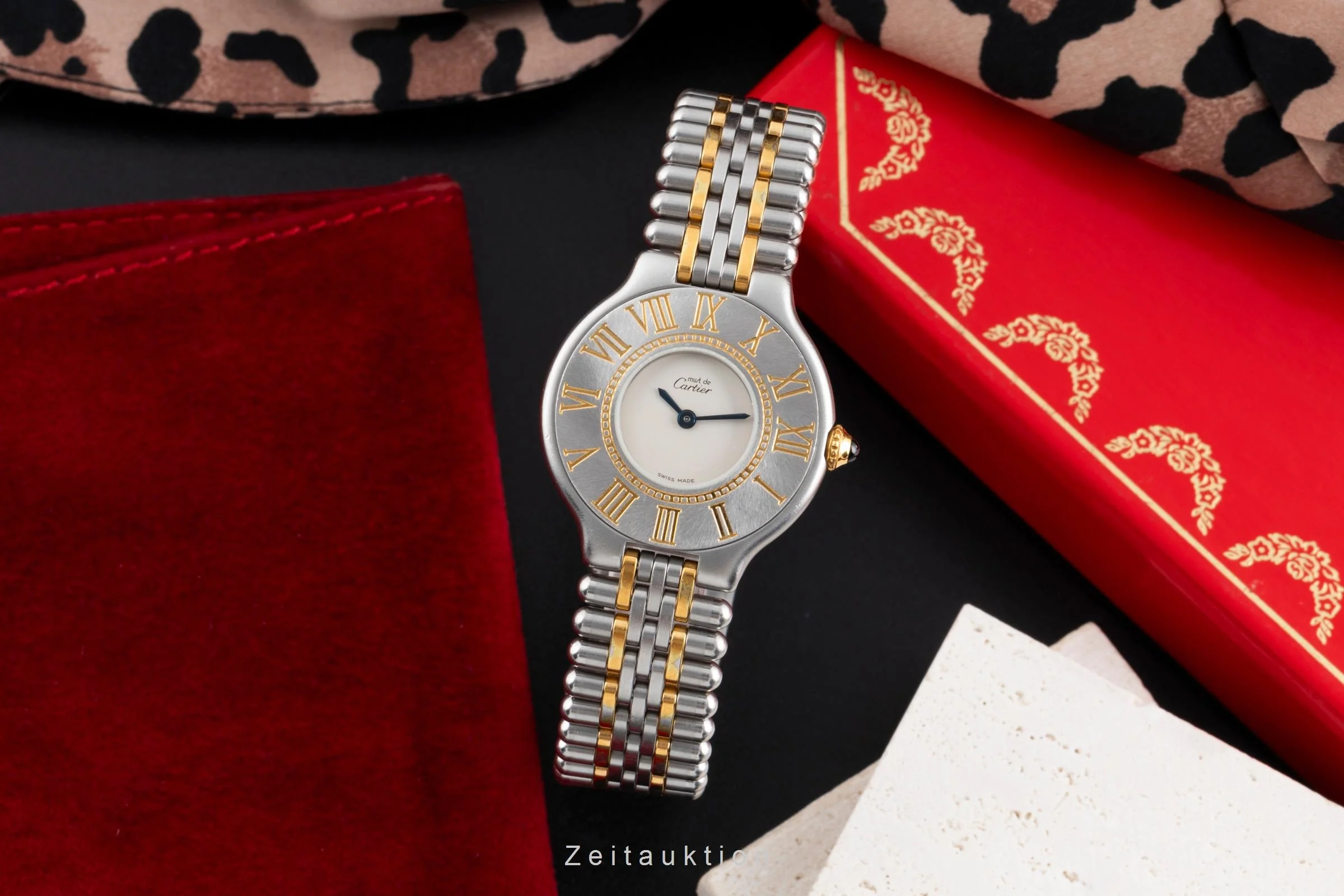 Cartier Must De Cartier 21 gilt / steel quartz women's watch 9010  [2503574] - Image 4