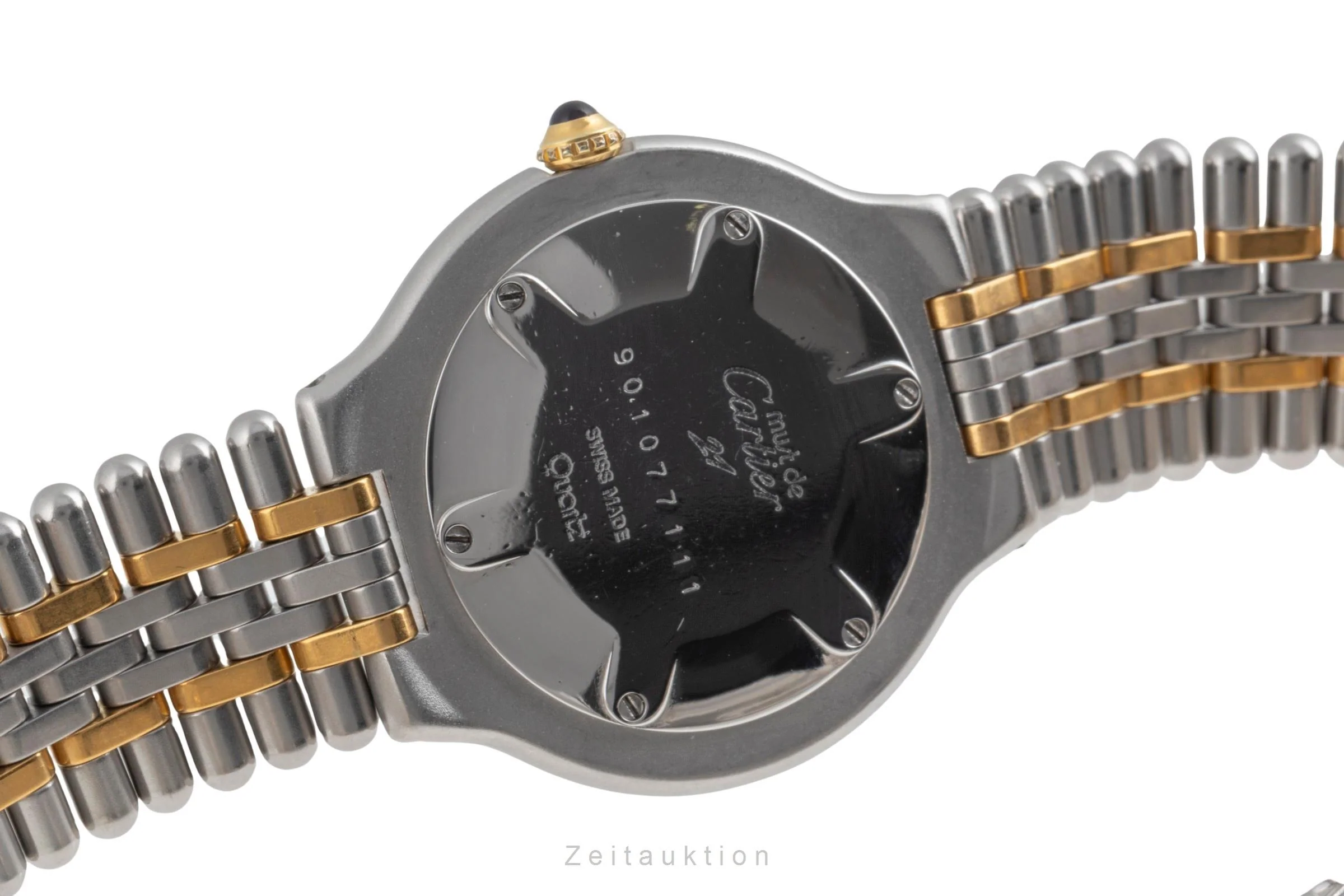 Cartier Must De Cartier 21 gilt / steel quartz women's watch 9010  [2503581] - Image 11