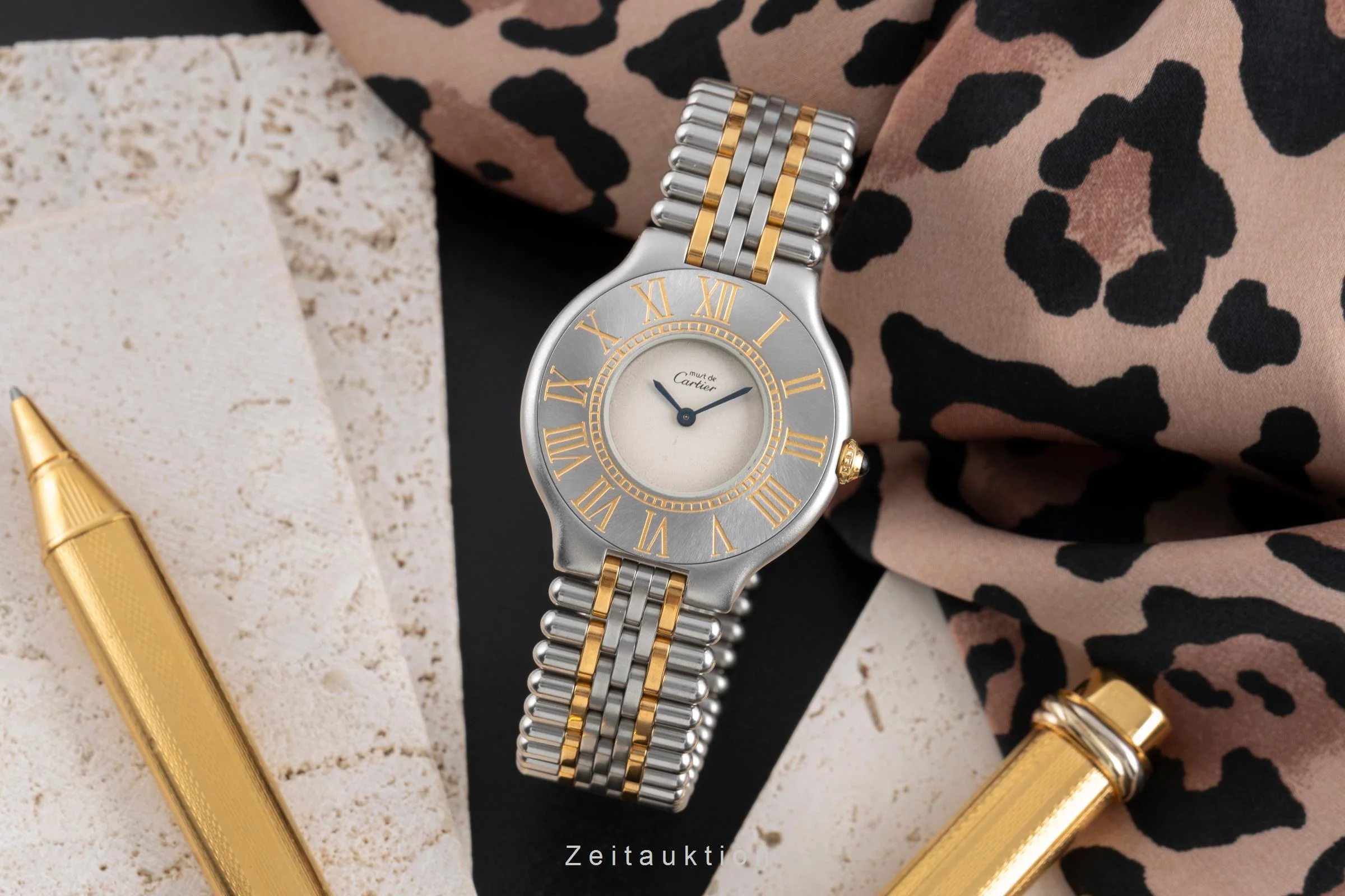 Cartier Must De Cartier 21 gilt / steel quartz women's watch 9010  [2503581] - Image 4