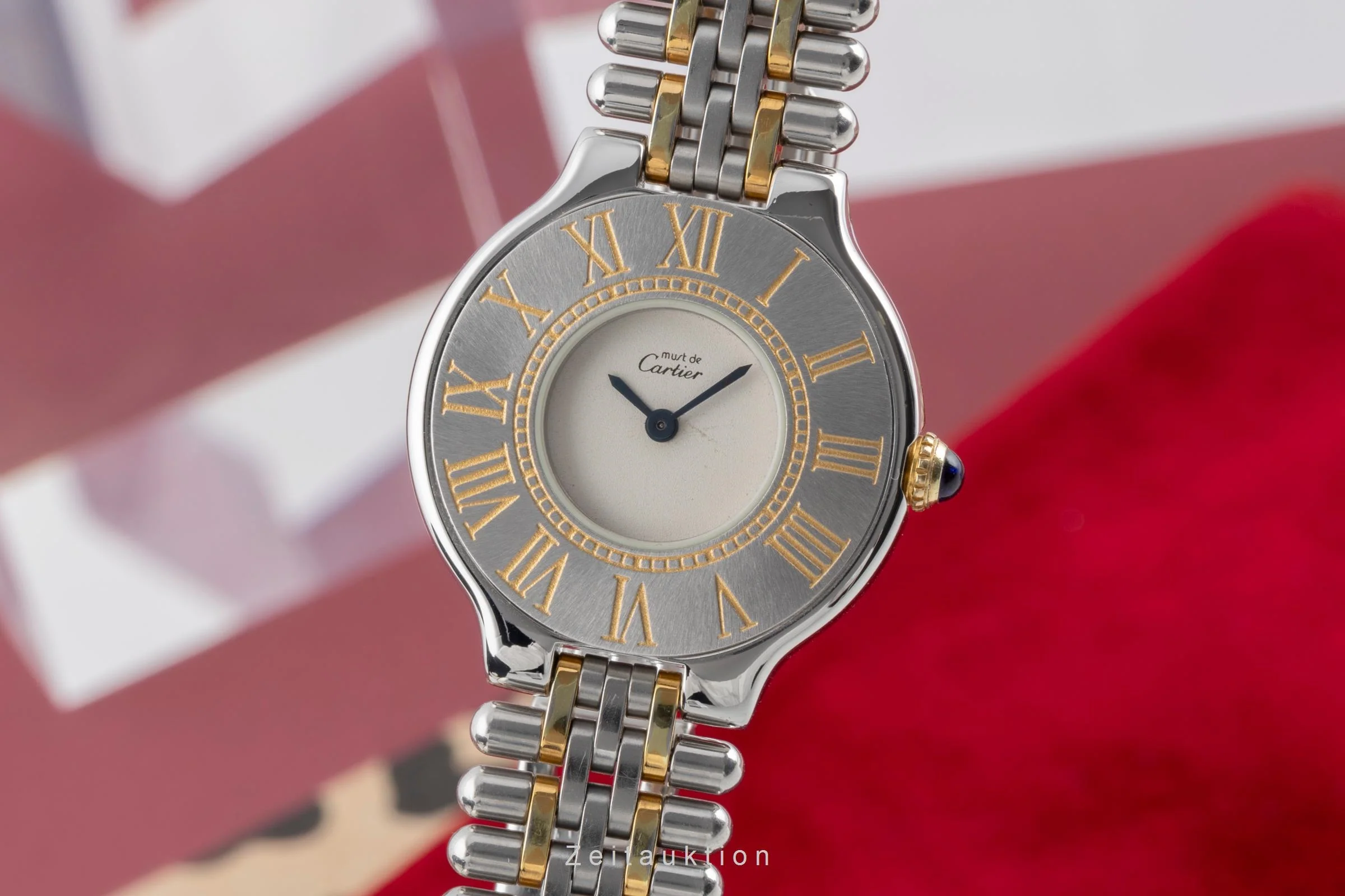 Cartier Must De Cartier 21 gilt / steel quartz women's watch 9011  [2503537] - Image 2