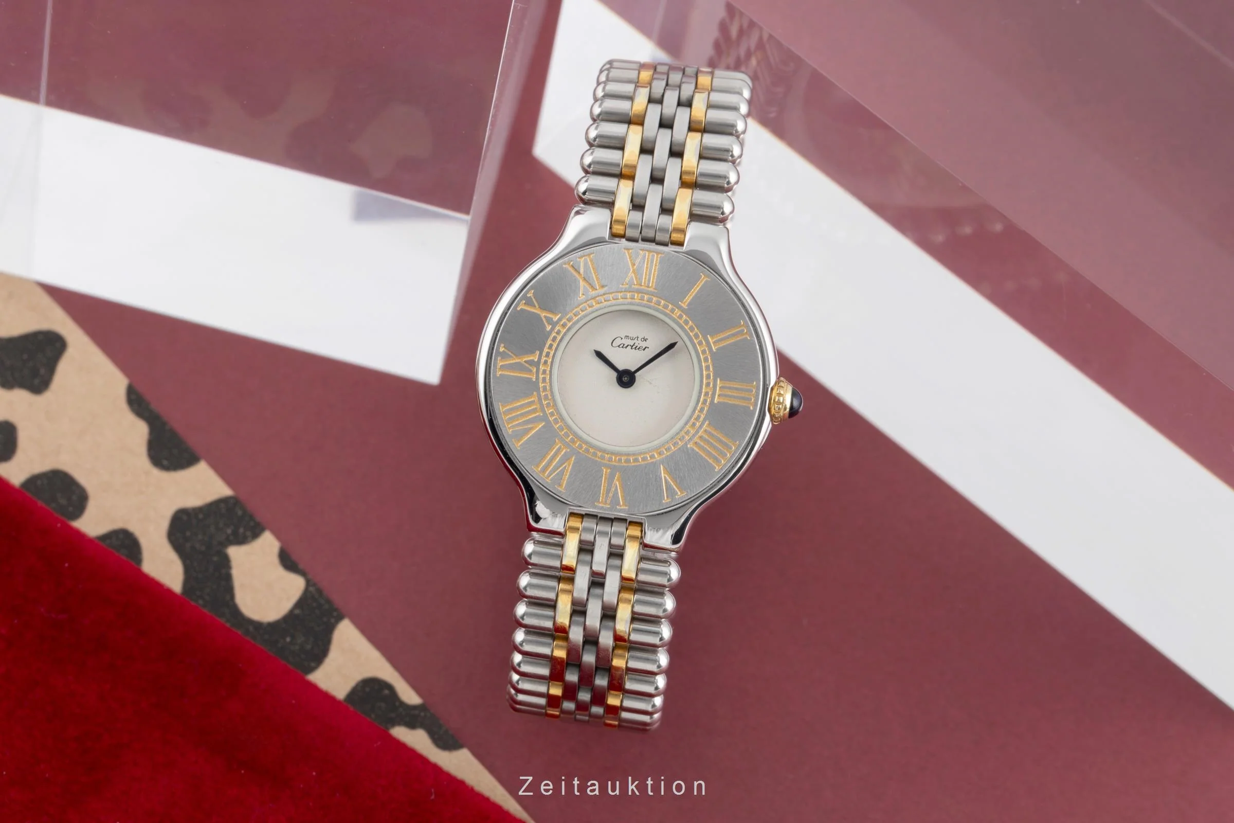 Cartier Must De Cartier 21 gilt / steel quartz women's watch 9011  [2503537] - Image 4
