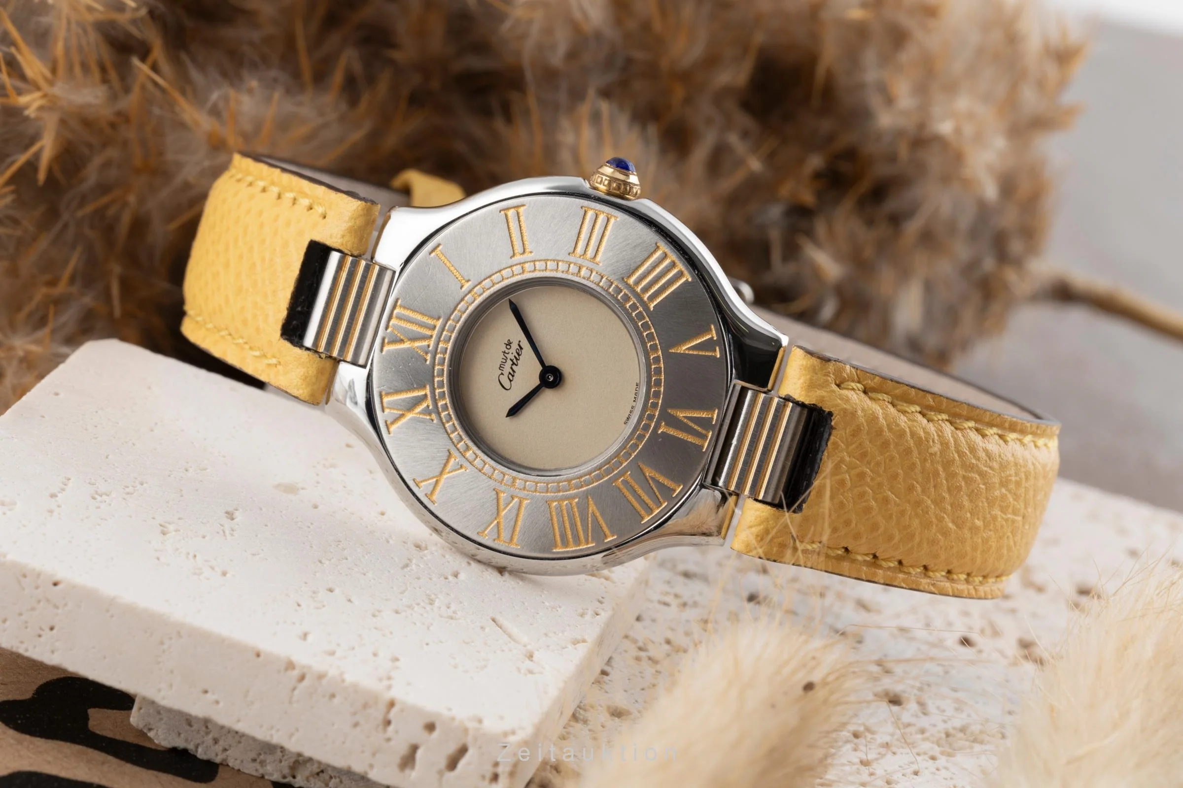 Cartier Must De Cartier 21 gilt / steel quartz women's watch W1000844  [2504786] - Image 3