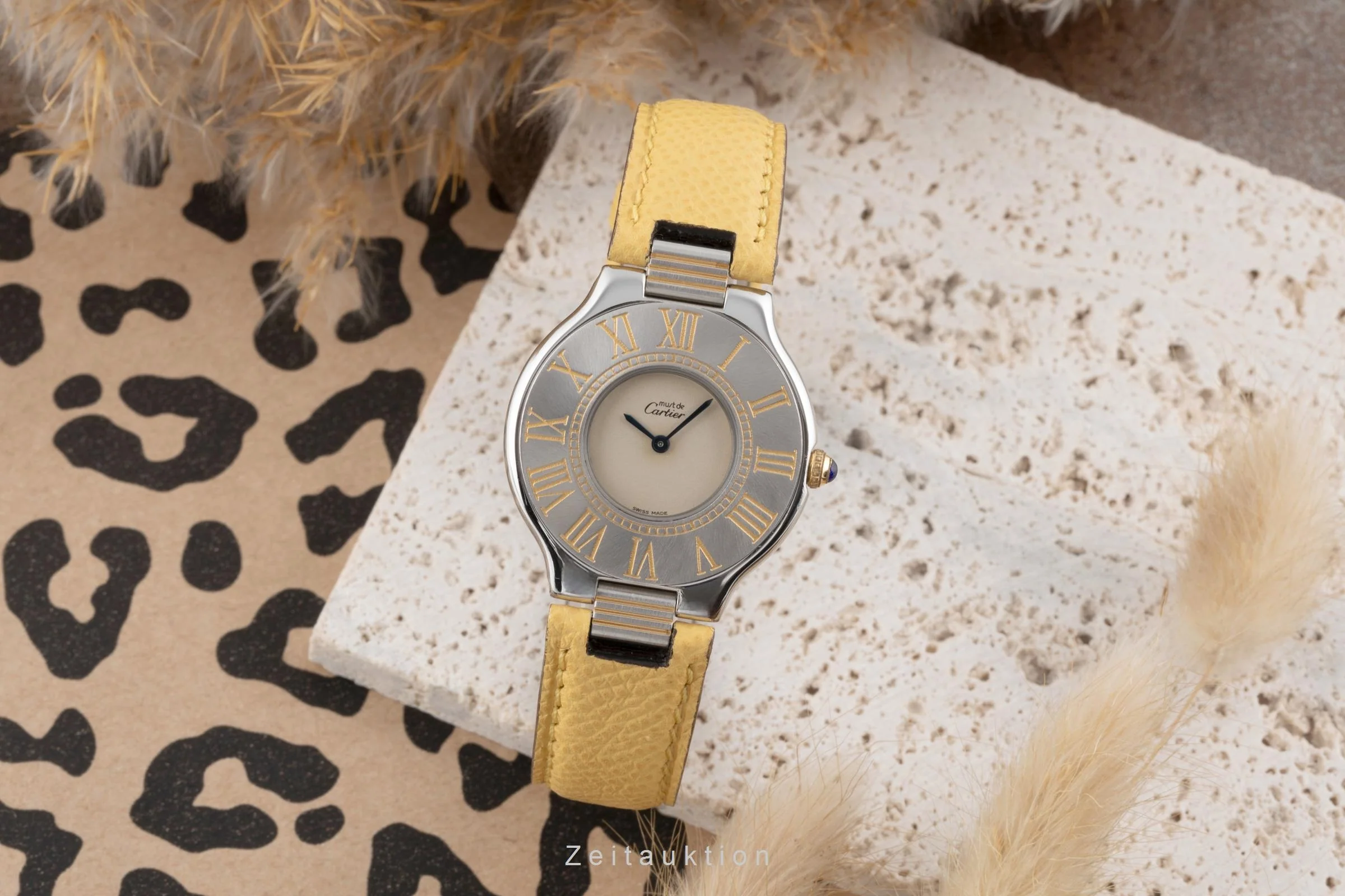 Cartier Must De Cartier 21 gilt / steel quartz women's watch W1000844  [2504786] - Image 4