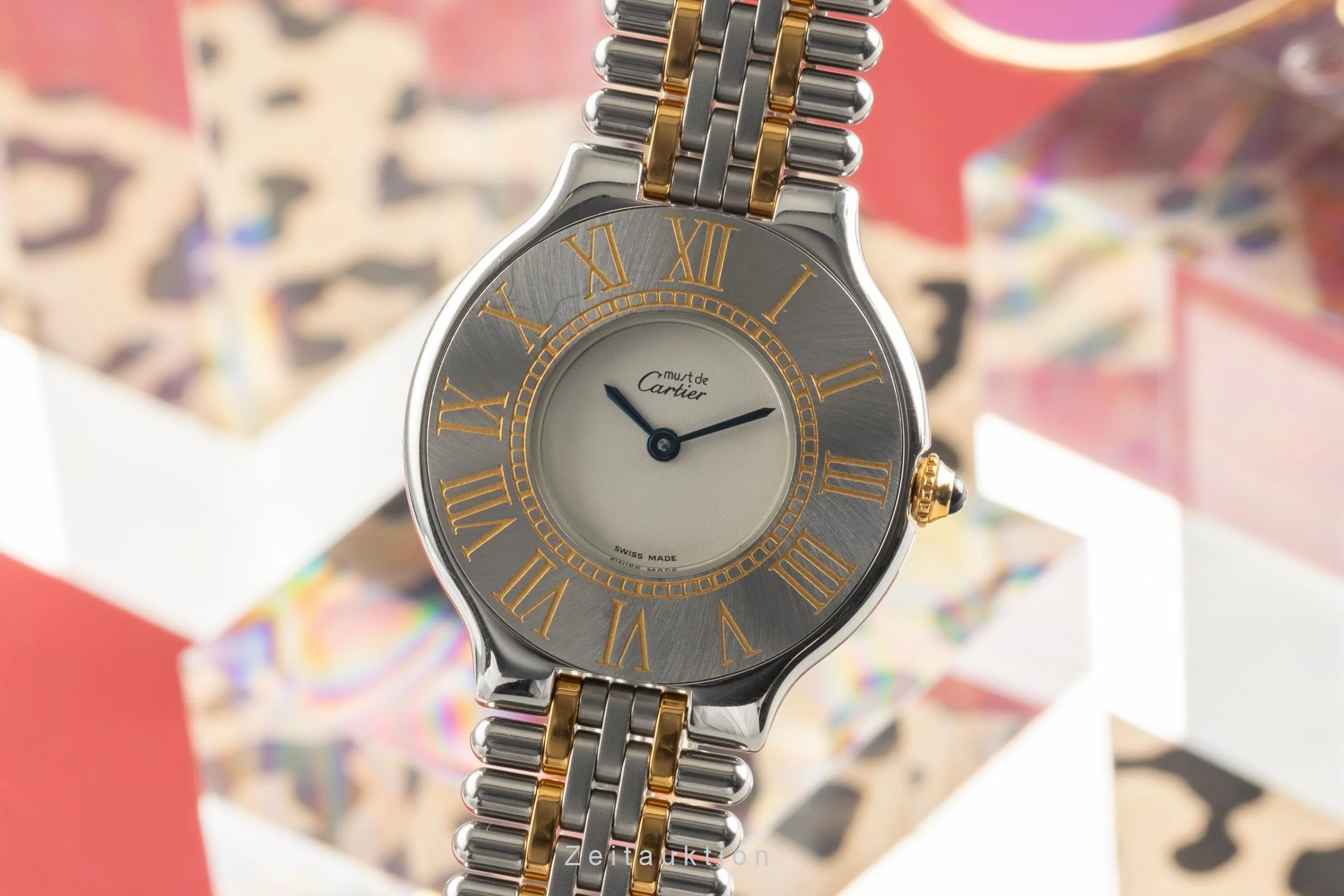 Cartier Must De Cartier 21 gilt / steel quartz women's watch W10050F4, 123000P  [2504880] - Image 2