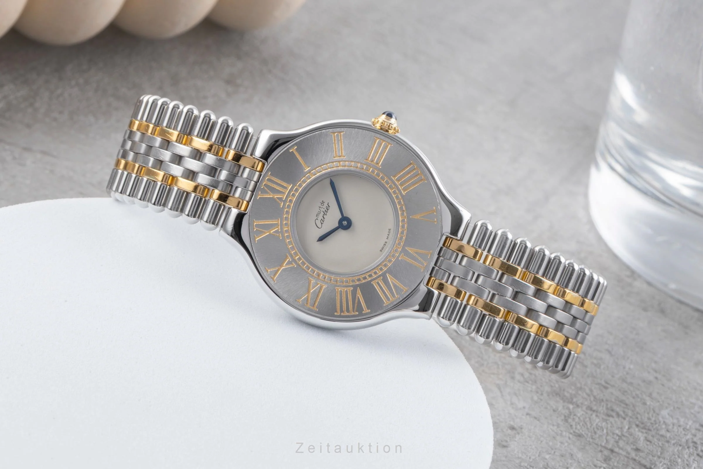 Cartier Must De Cartier 21 gilt / steel quartz women's watch W10050F4  [2505339] - Image 3