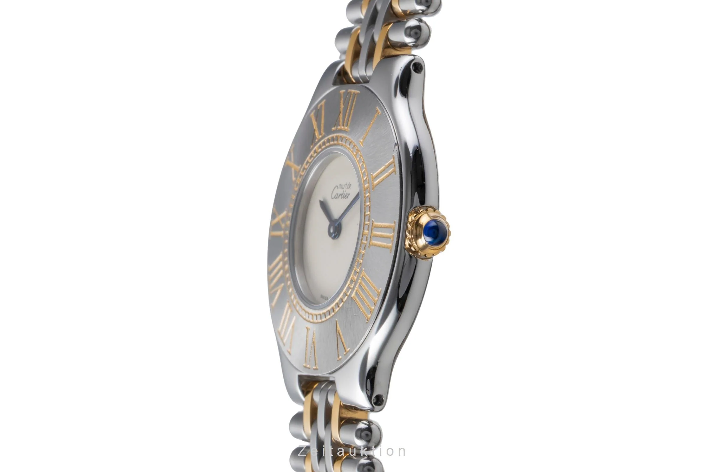 Cartier Must De Cartier 21 gilt / steel quartz women's watch W10050F4  [2505339] - Image 7