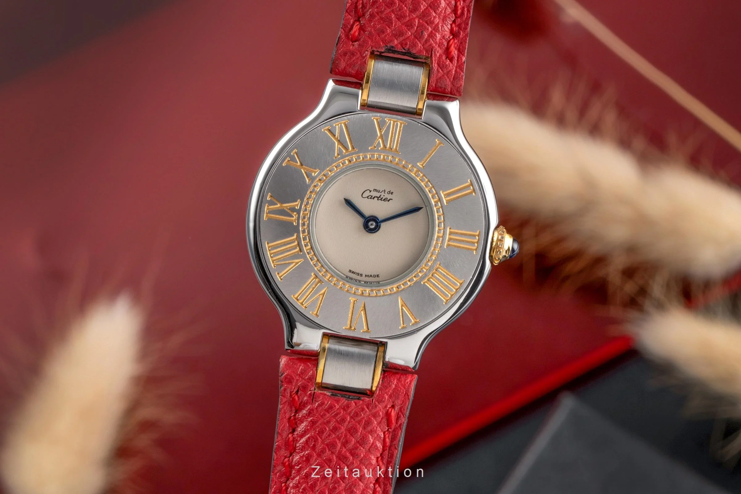 Cartier Must De Cartier 21 gilt / steel quartz women's watch W1005121  [2503575] - Image 2