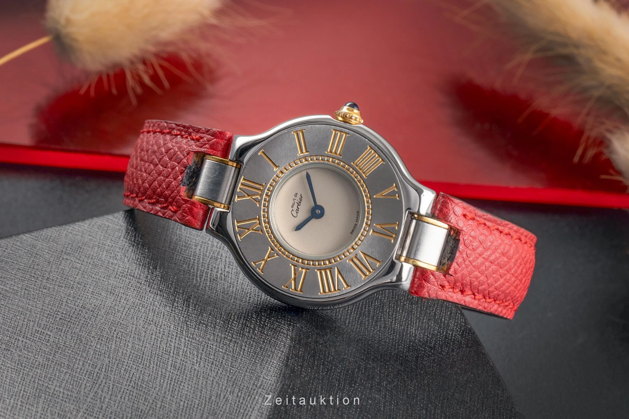 Cartier Must De Cartier 21 gilt / steel quartz women's watch W1005121  [2503575] - Image 3