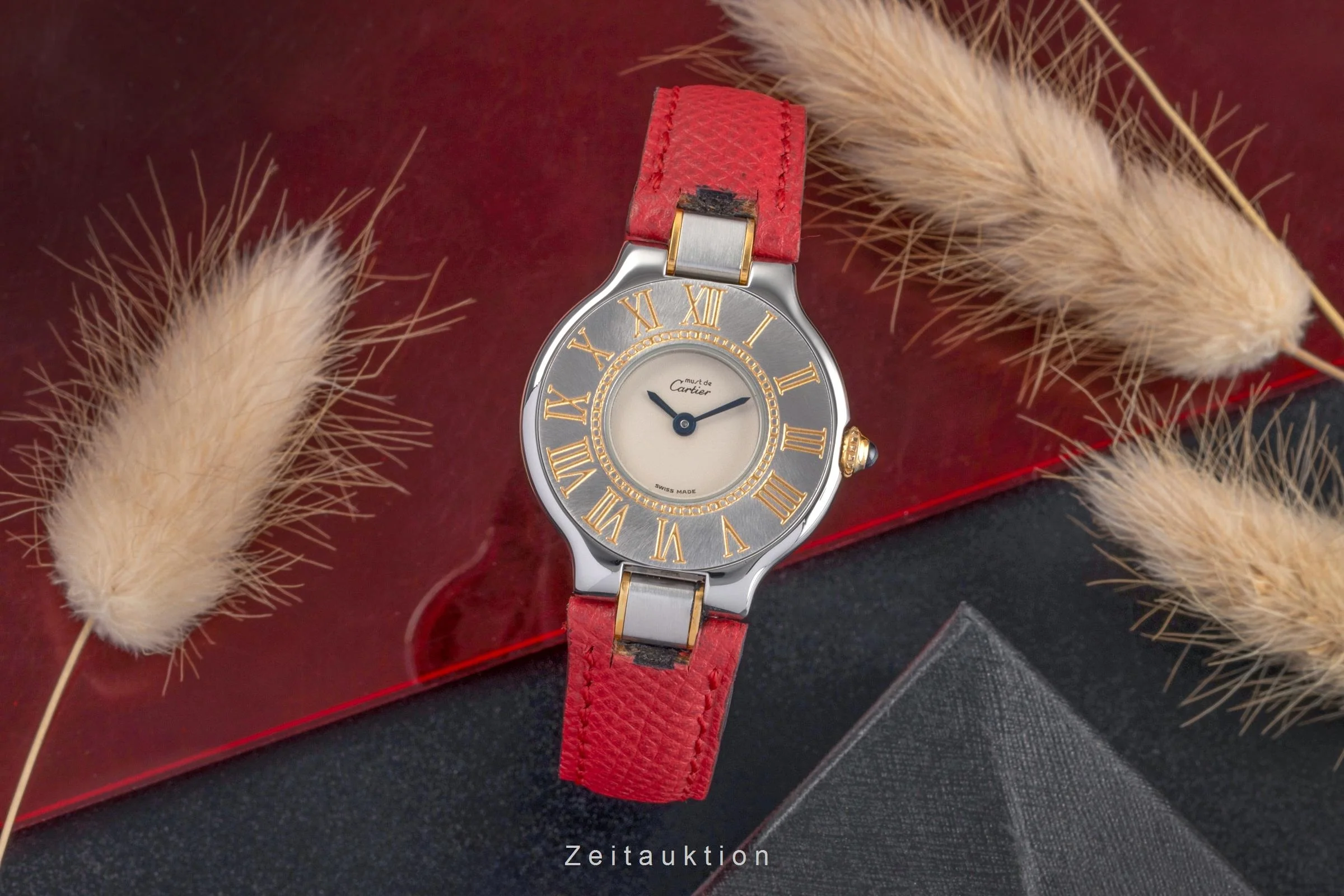Cartier Must De Cartier 21 gilt / steel quartz women's watch W1005121  [2503575] - Image 4