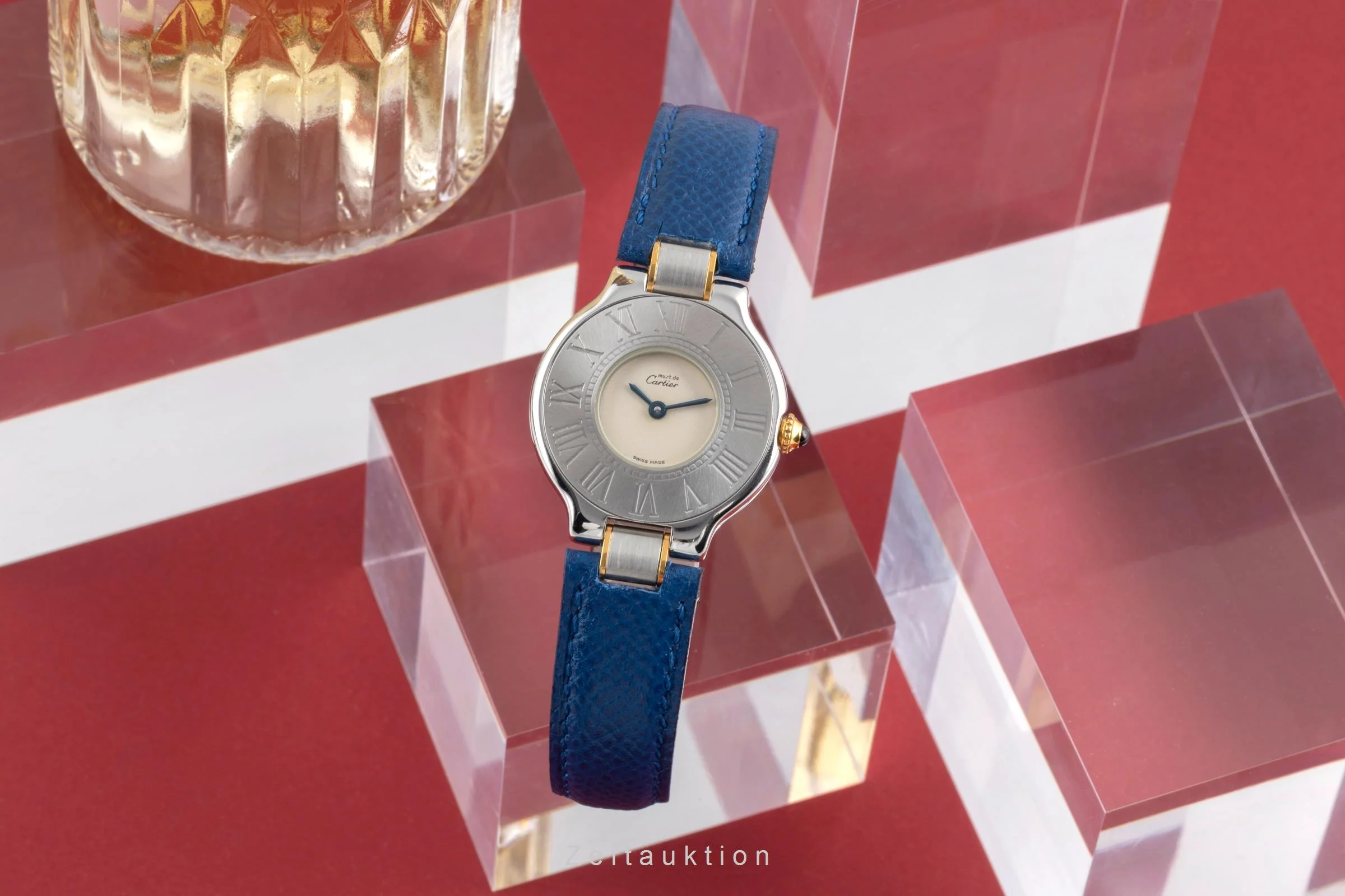 Cartier Must De Cartier 21 gilt / steel quartz women's watch W10051F4  [2504757] - Image 4