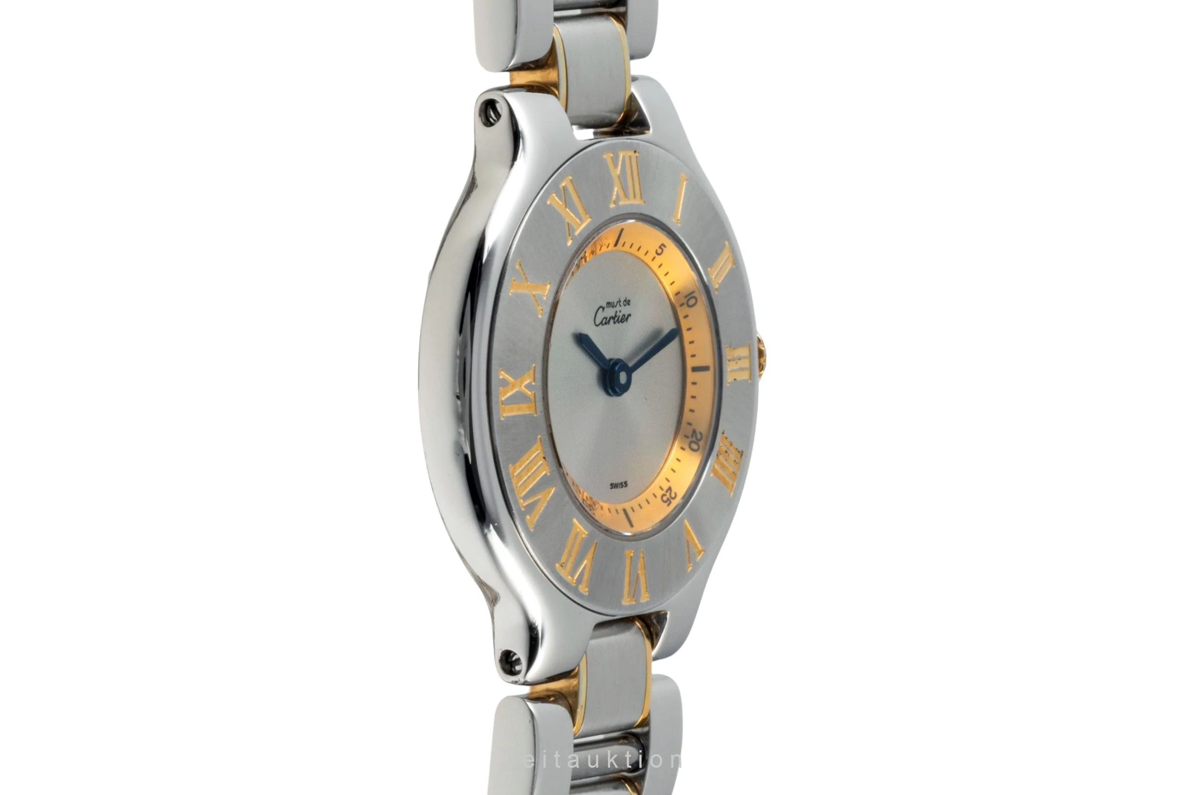 Cartier Must De Cartier 21 gilt / steel quartz women's watch W10073R6, 1340  [2400835] - Image 7