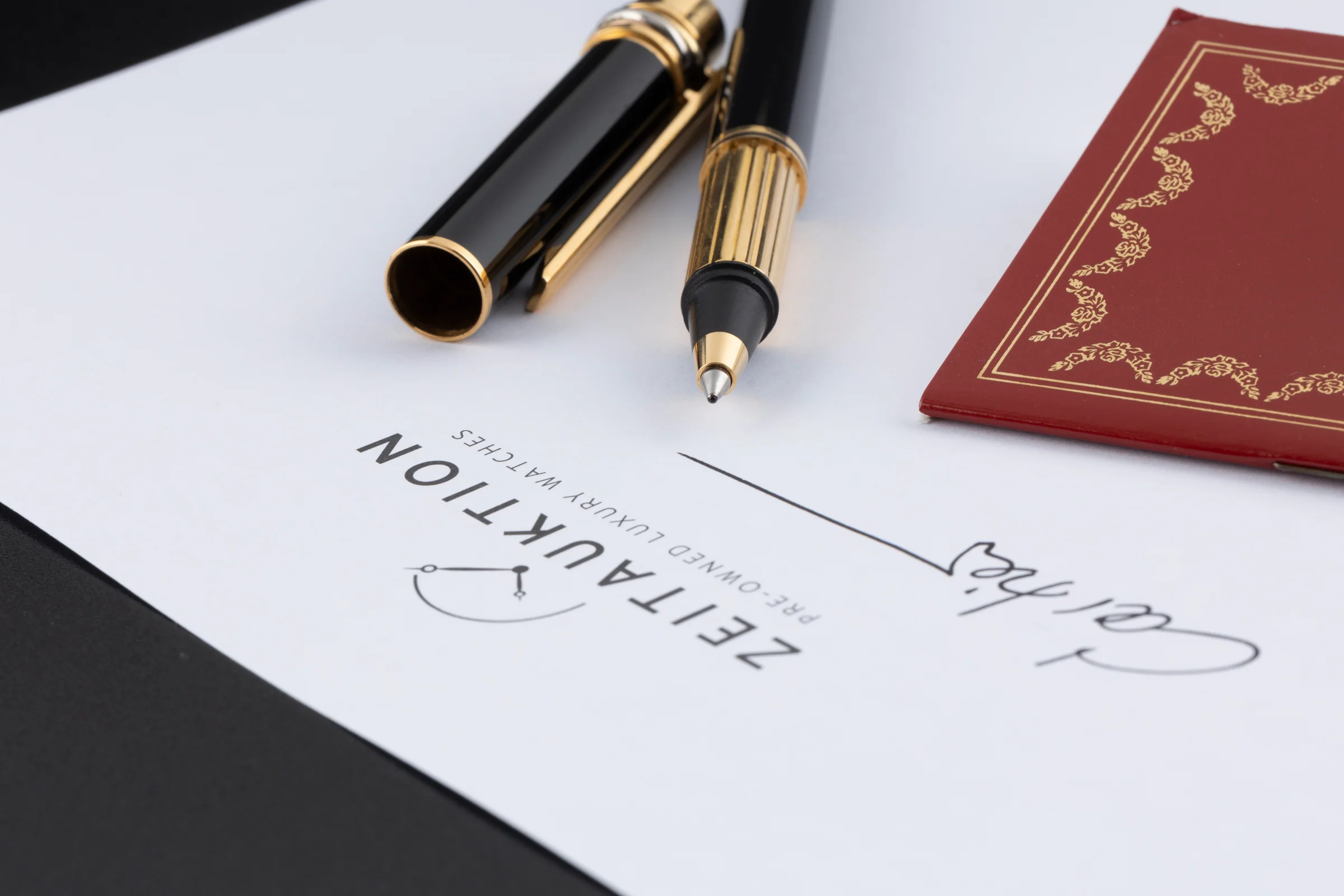 Cartier Must de Cartier Trinity Ballpoint pen black - gold finish France[KL25887] - Image 2