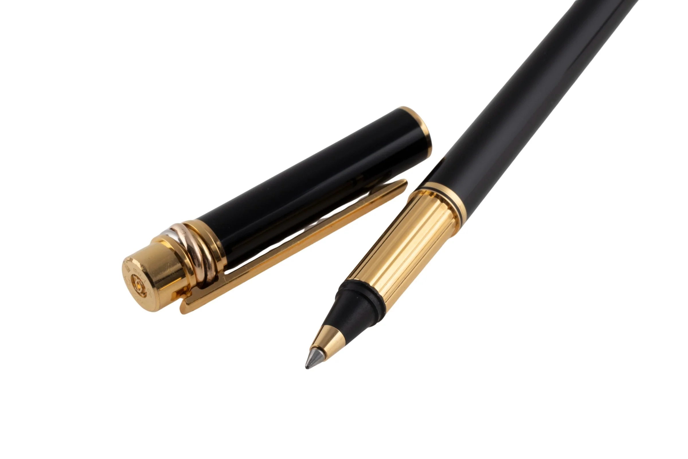Cartier Must de Cartier Trinity Ballpoint pen black - gold finish France[KL25887] - Image 8
