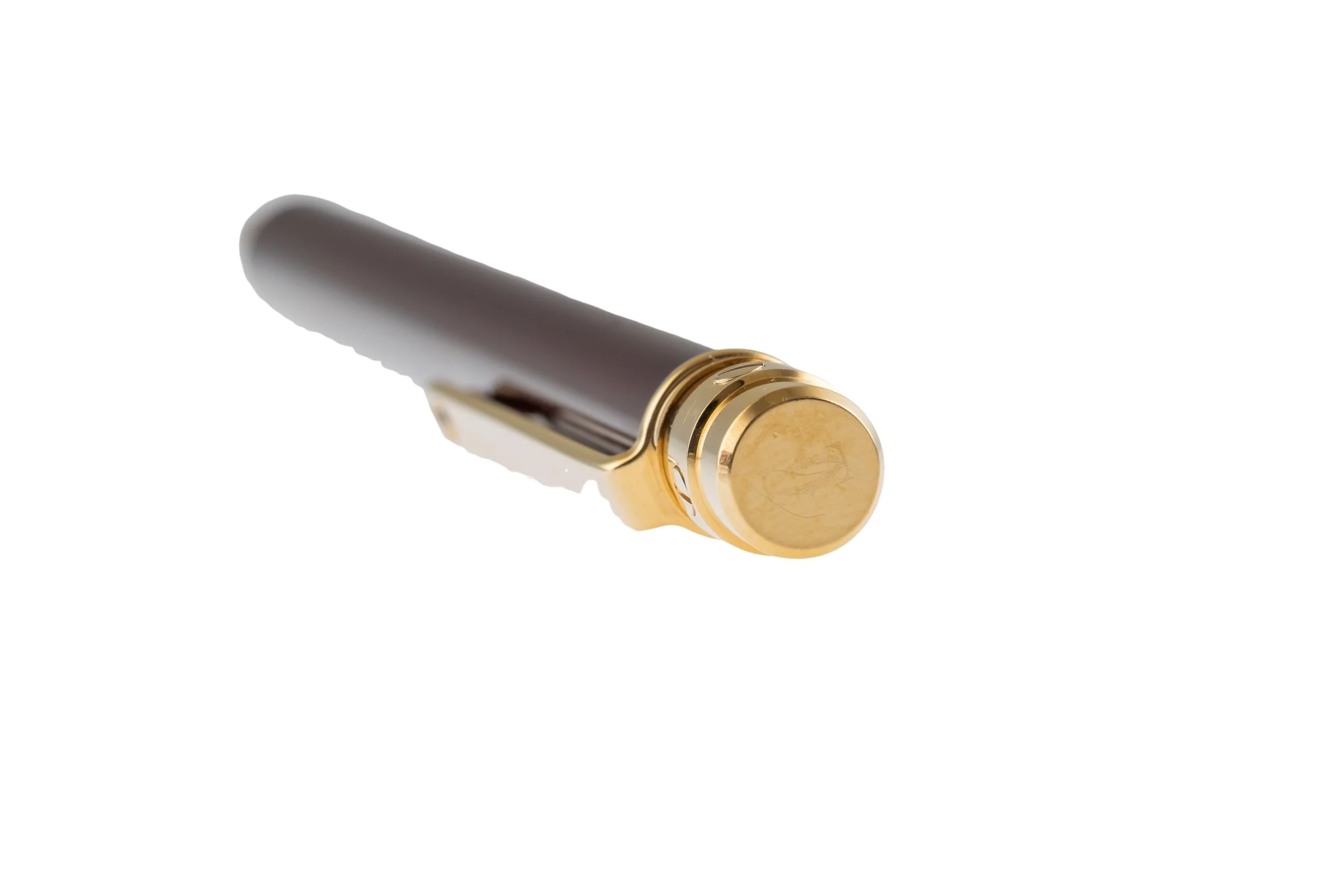 Cartier Must II Santos ballpoint pen lacquer Bordeaux gold-plated Ref. ST 150190[KL25988] - Image 12