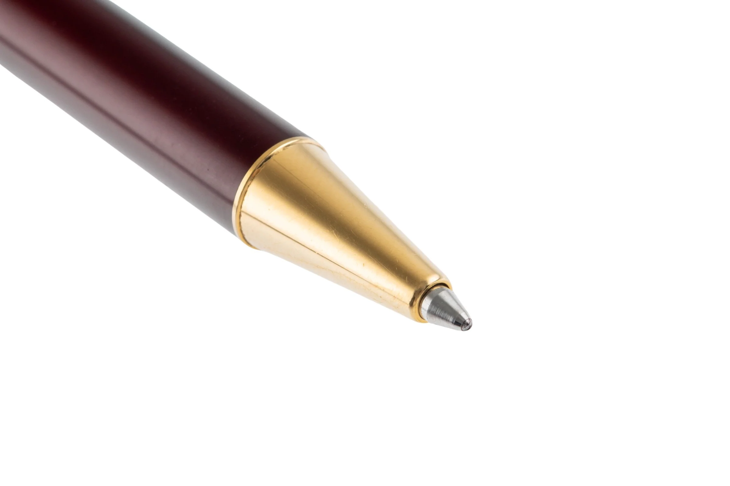 Cartier Must II Santos ballpoint pen lacquer Bordeaux gold-plated Ref. ST 150190[KL25988] - Image 13