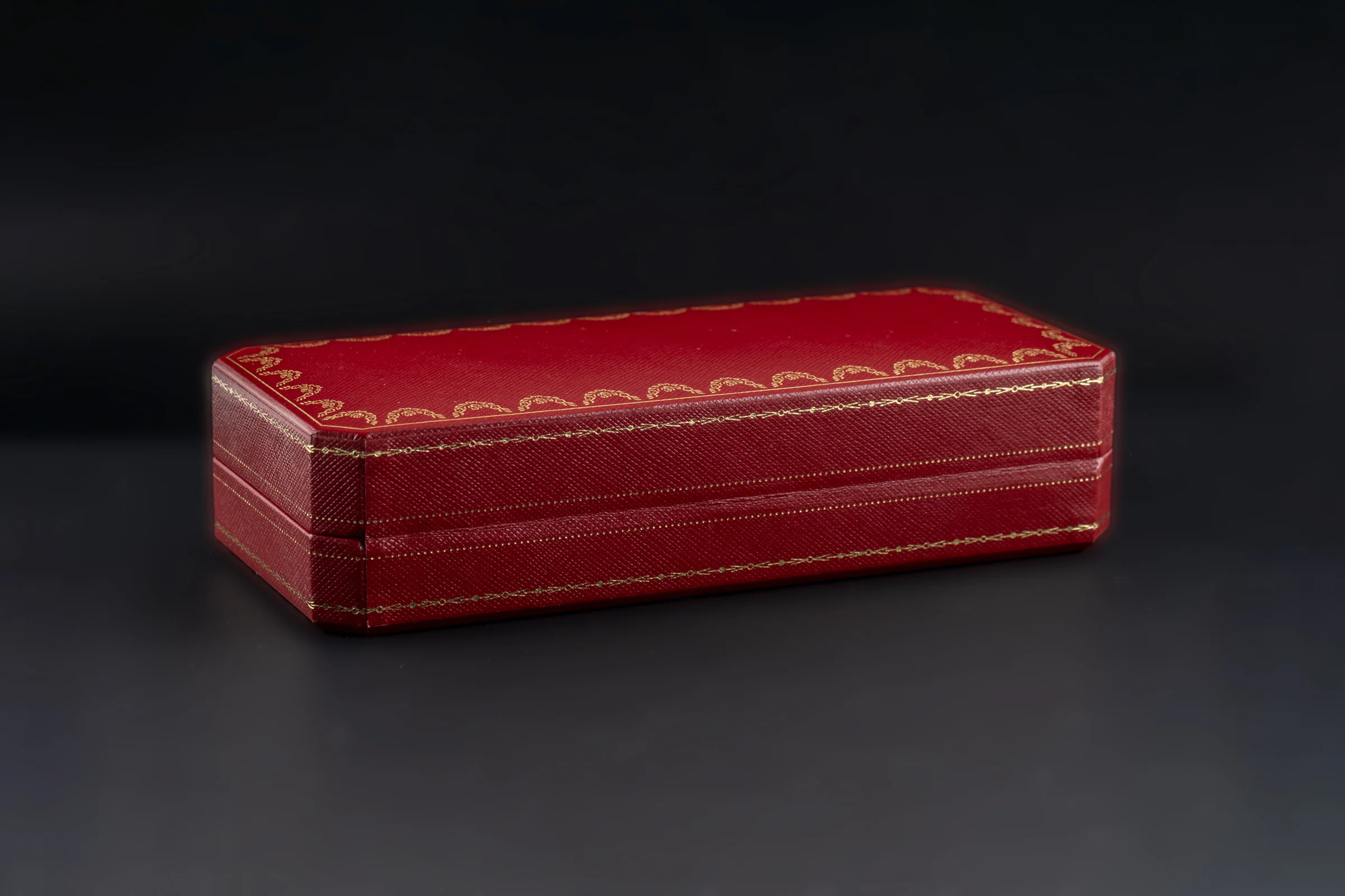Cartier Must II Santos ballpoint pen lacquer Bordeaux gold-plated Ref. ST 150190[KL25988] - Image 8