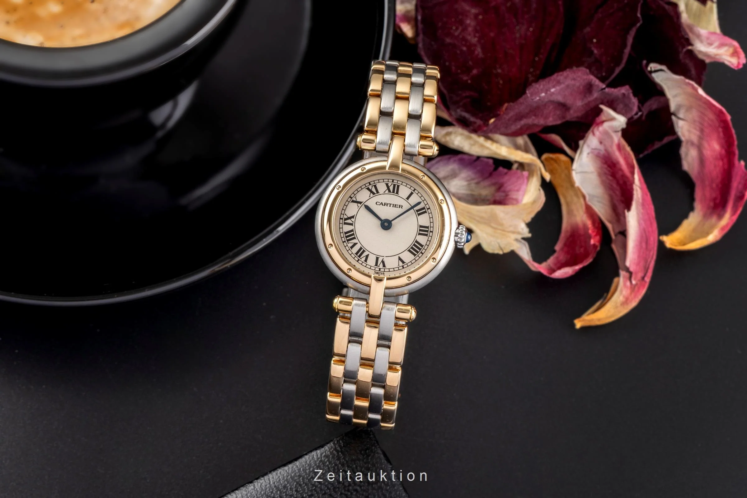 Cartier Panthere steel / gold quartz  166920  [2502923] - Image 4