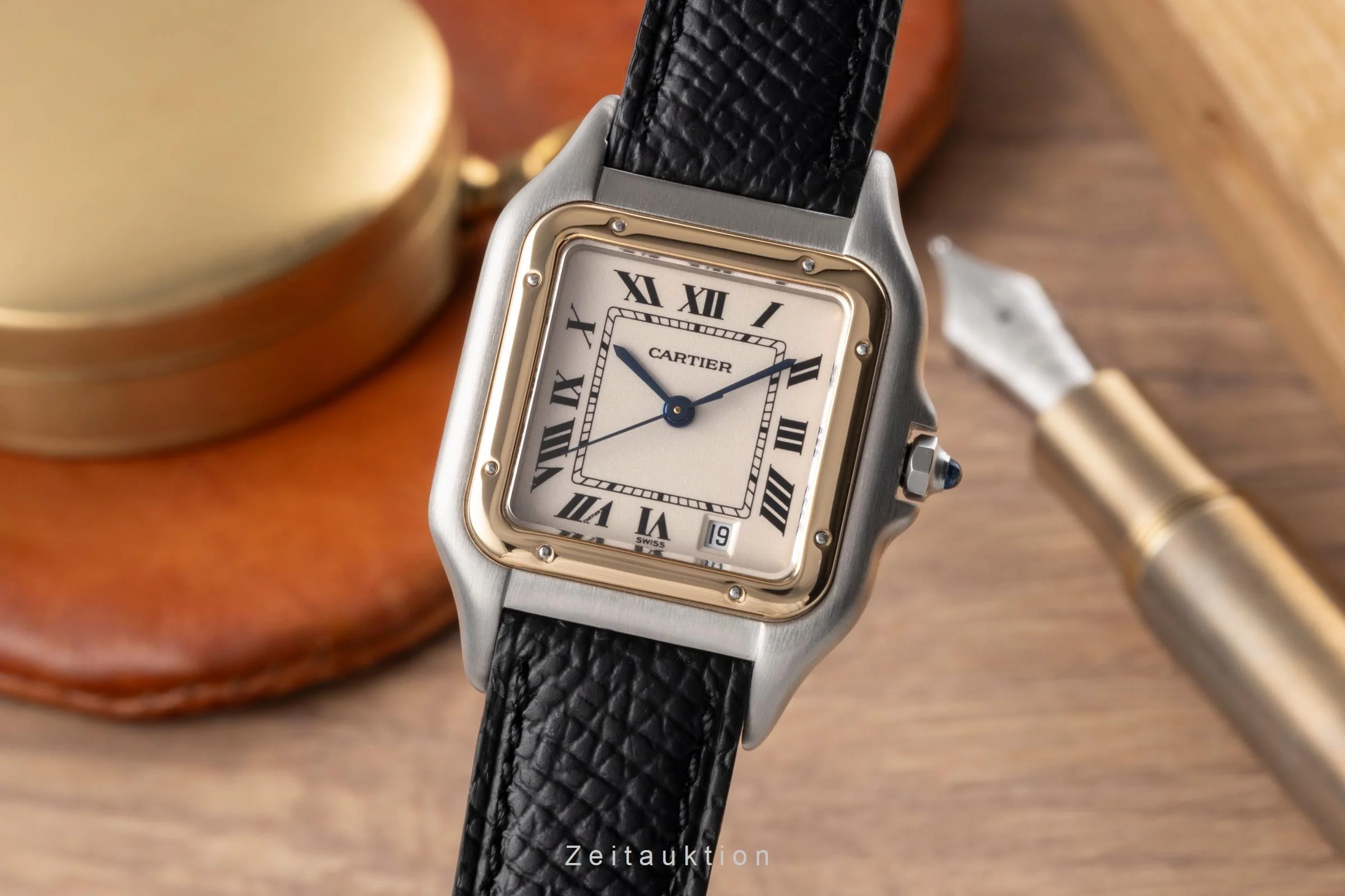 Cartier Panthere steel / gold quartz men's watch GGC98000  [2505090] - Image 2