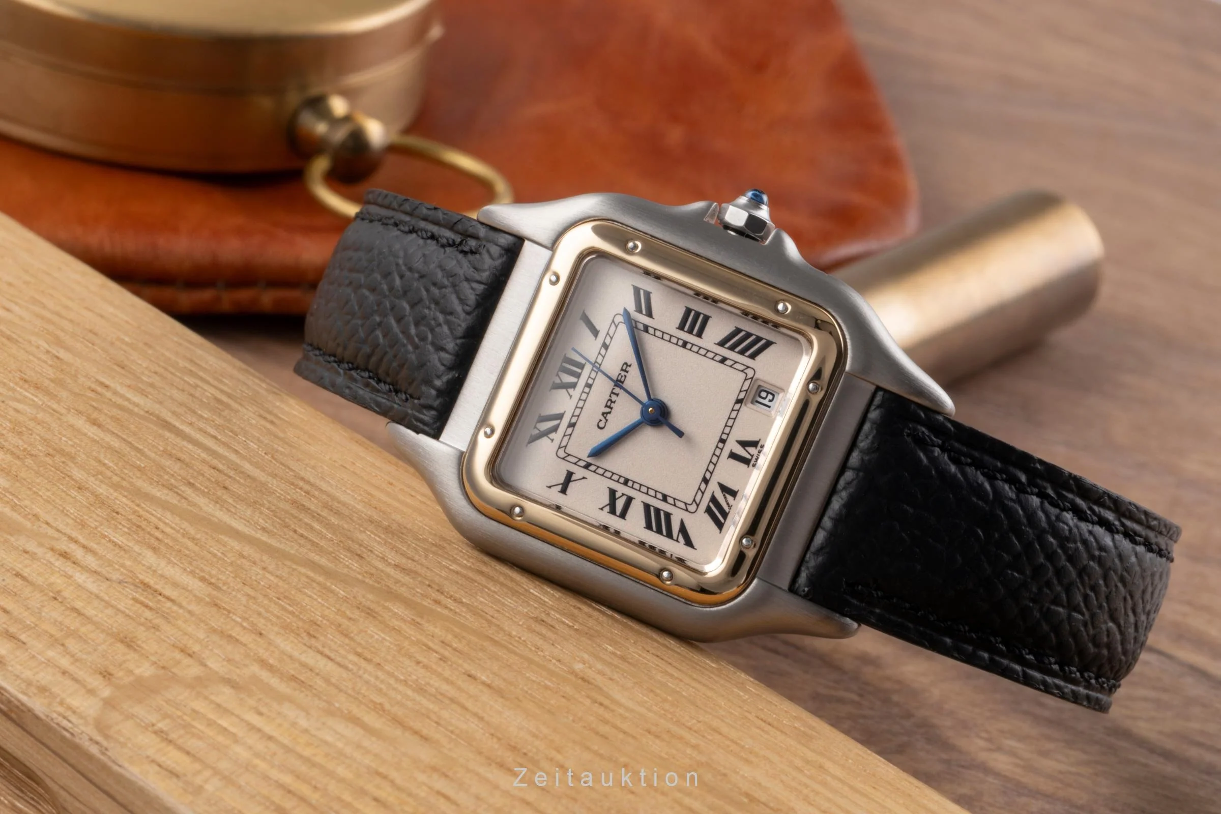 Cartier Panthere steel / gold quartz men's watch GGC98000  [2505090] - Image 3