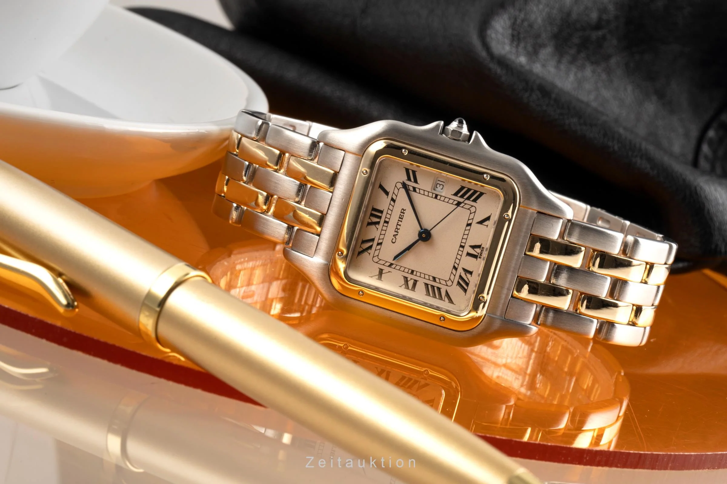 Cartier Panthere steel / gold quartz unisex 83957 LP: 9800EUR  [2400114] - Image 2