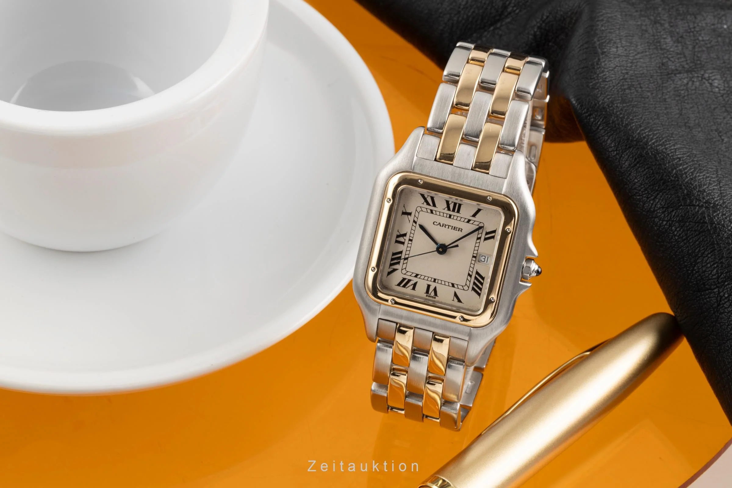 Cartier Panthere steel / gold quartz unisex 83957 LP: 9800EUR  [2400114] - Image 3