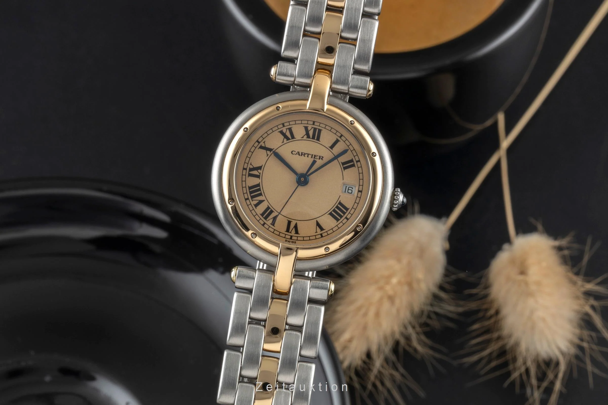 Cartier Panthere steel / gold quartz women's watch 183964  [2600266] - Image 2