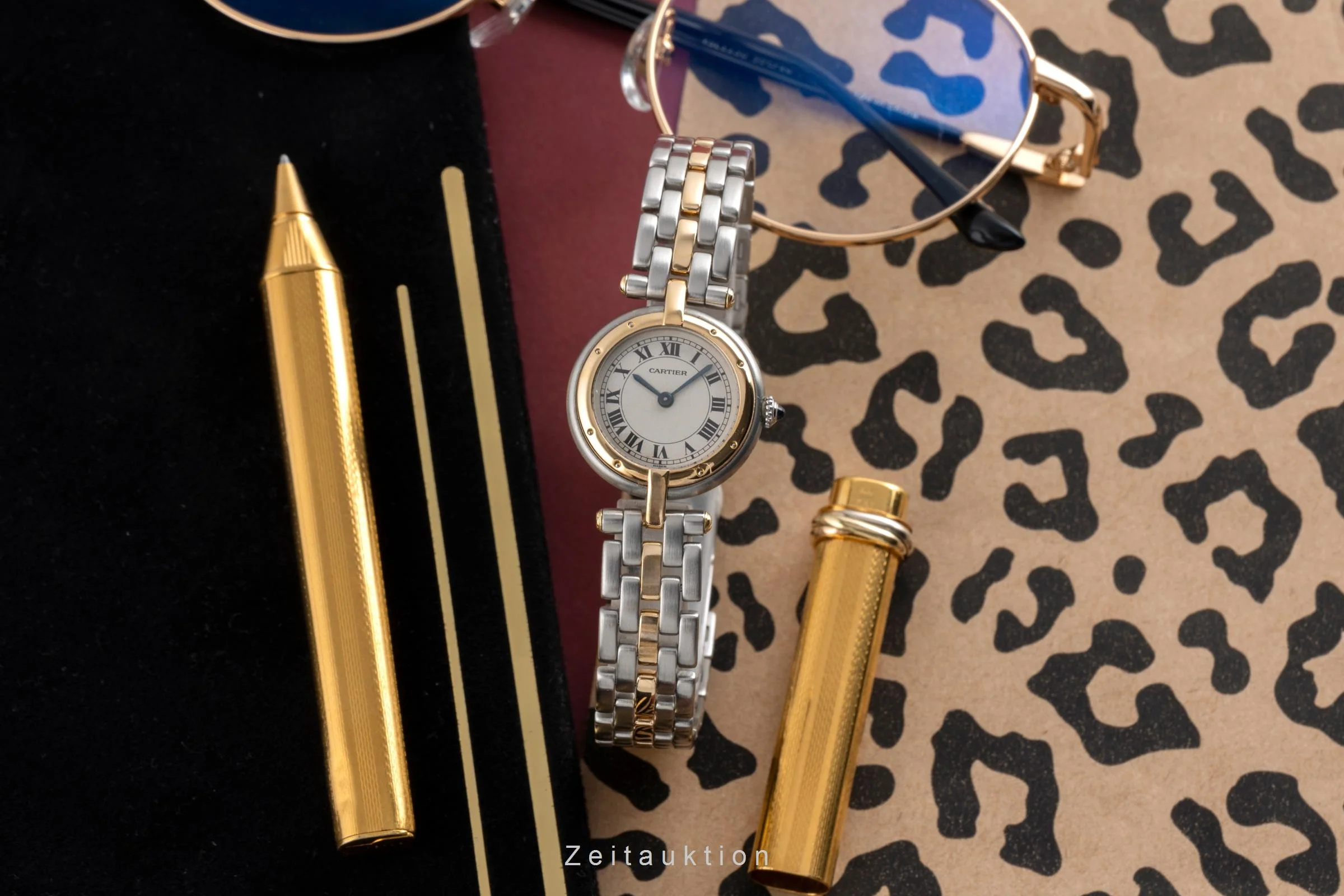 Cartier Panthere steel / gold quartz women's watch 66920  [2504731] - Image 4