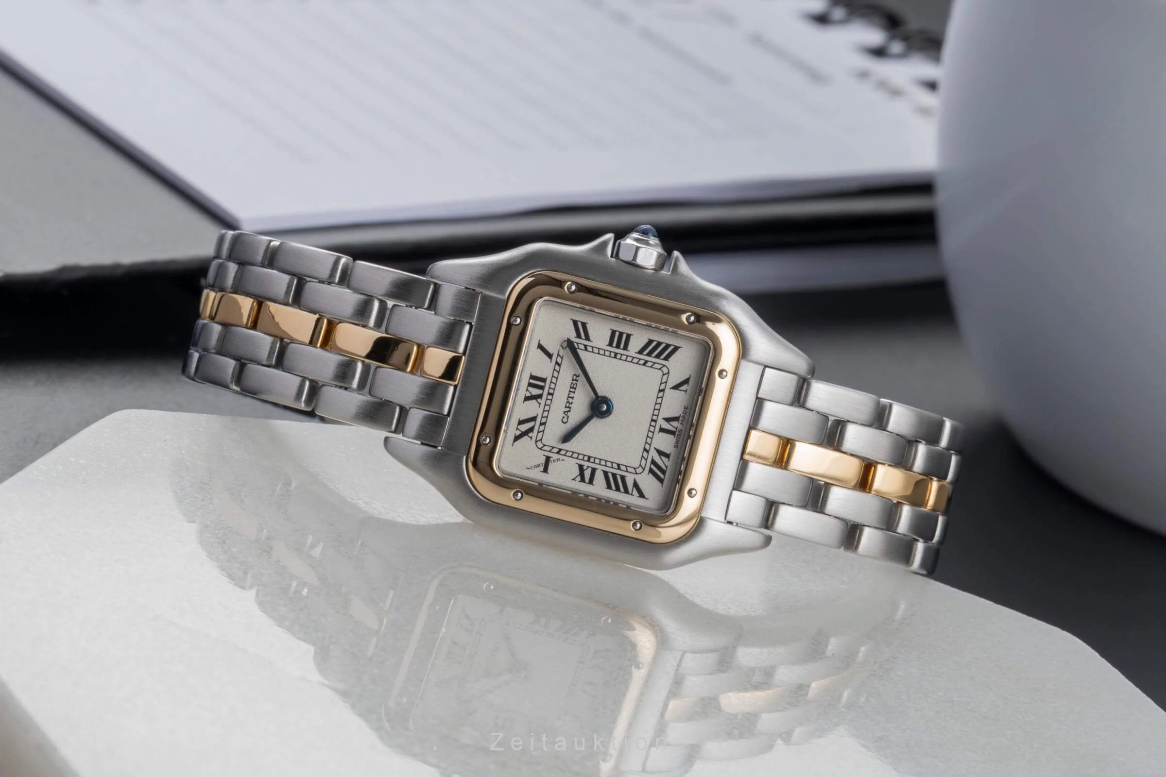 Cartier Panthere steel / gold quartz women's watch 66921 LP: 8950EUR  [2501721] - Image 3