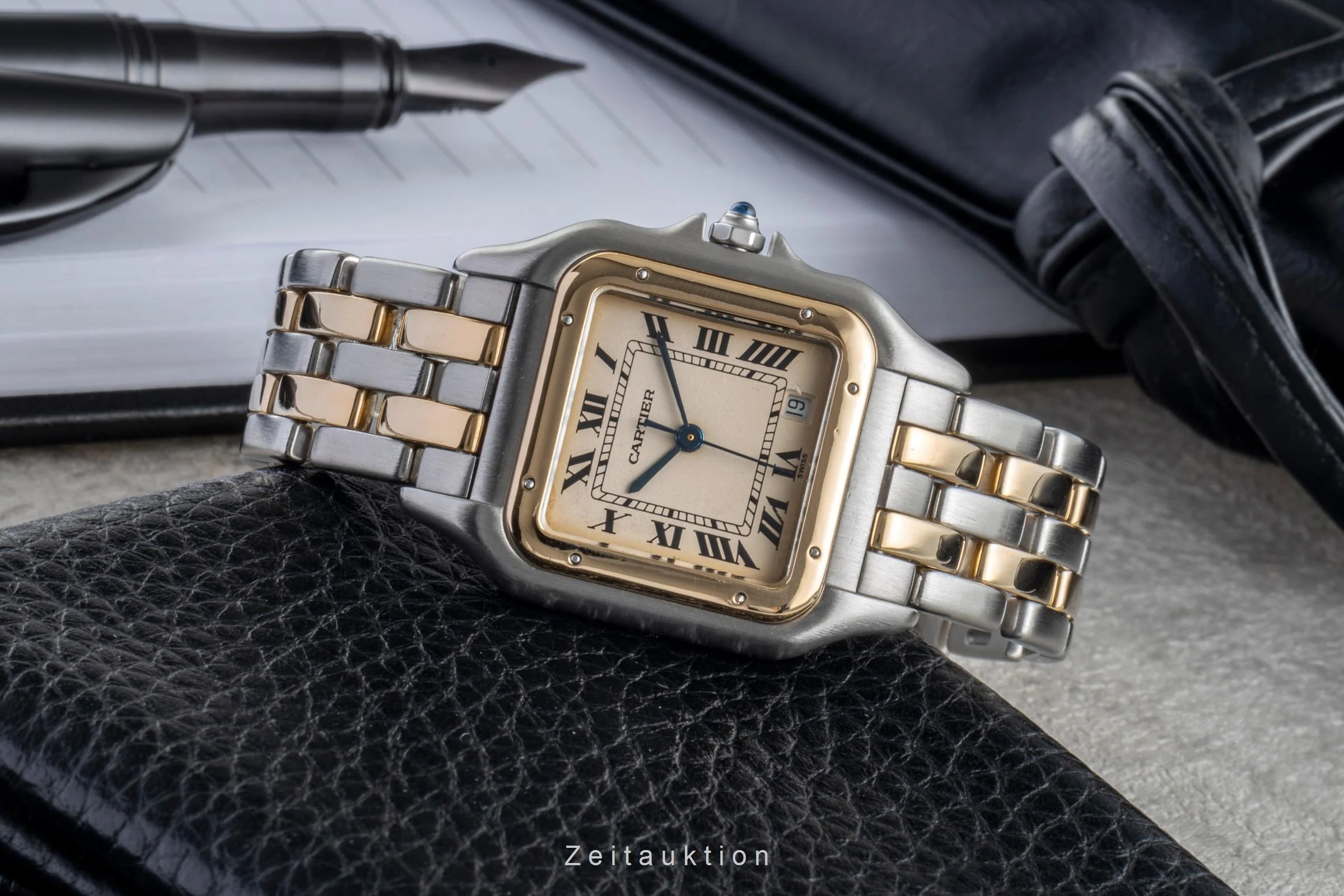 Cartier Panthere steel / gold quartz women's watch 83949  [2505884] - Image 3