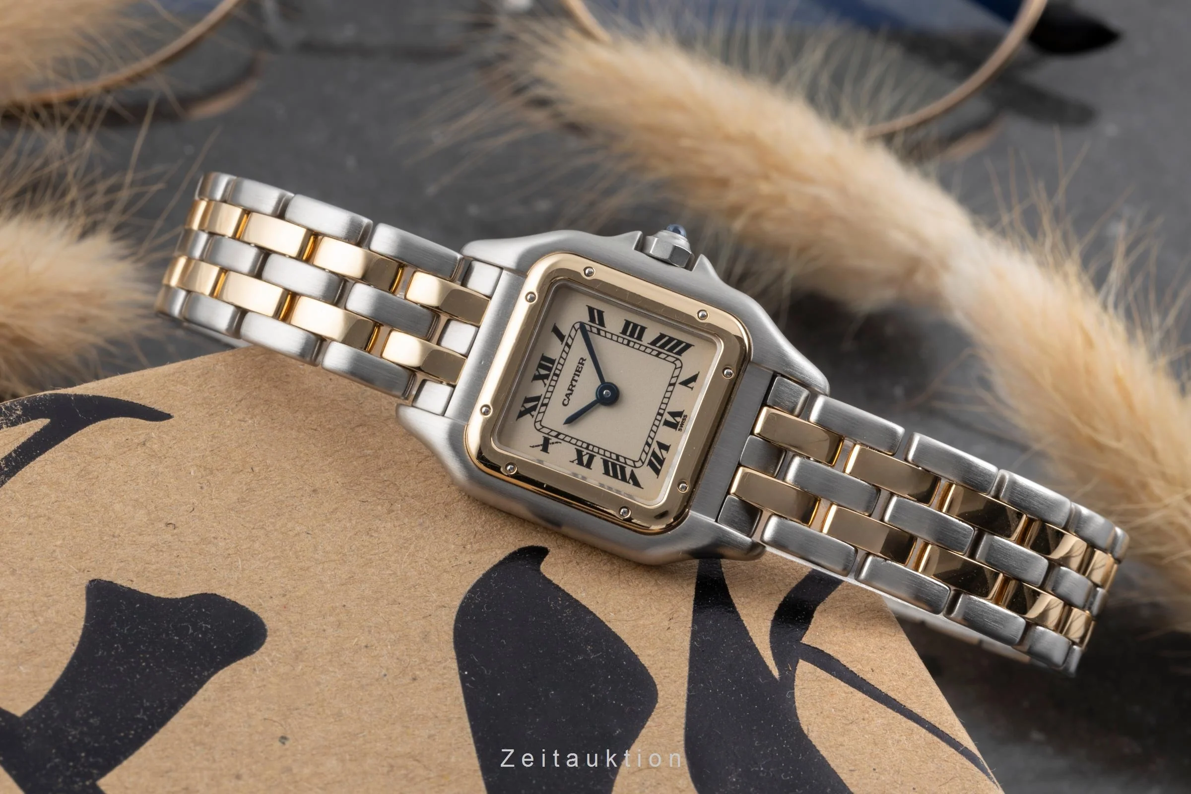 Cartier Panthere steel / gold quartz women's watch W25029B6  [2506836] - Image 3