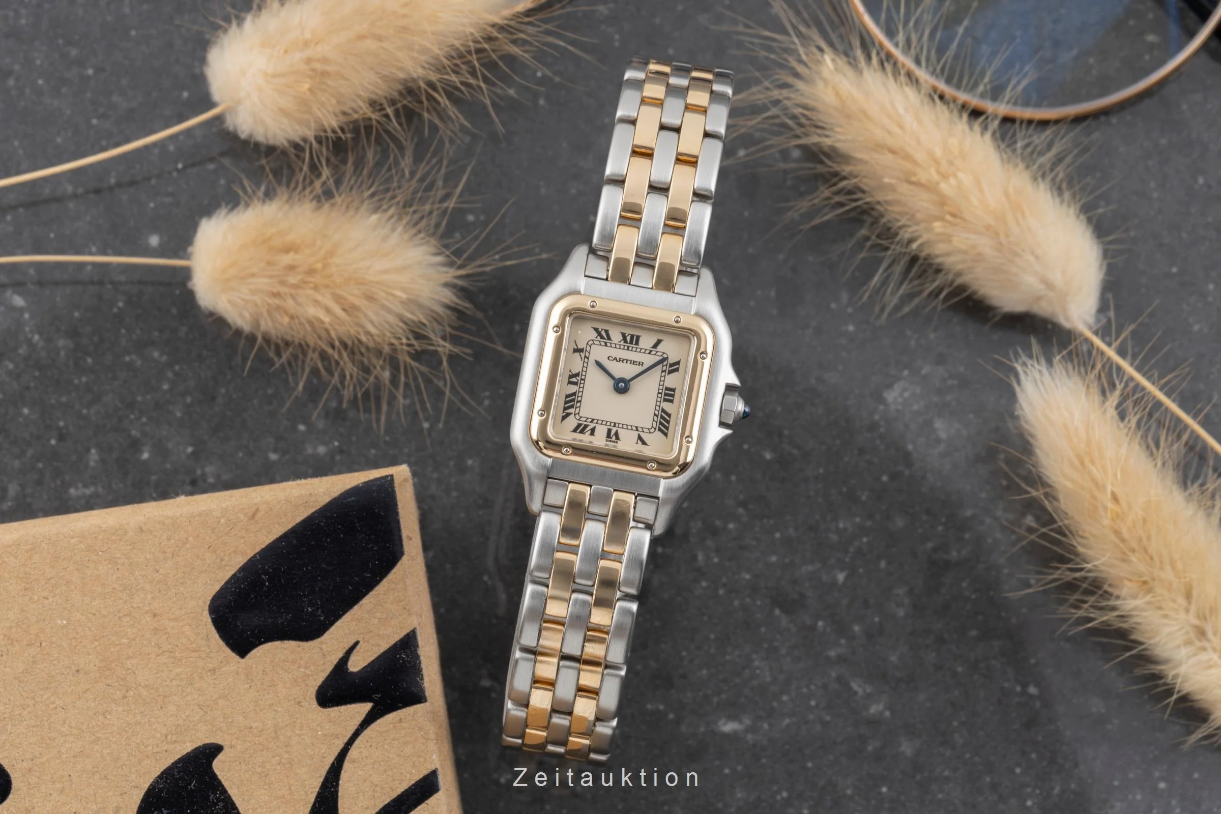 Cartier Panthere steel / gold quartz women's watch W25029B6  [2506836] - Image 4