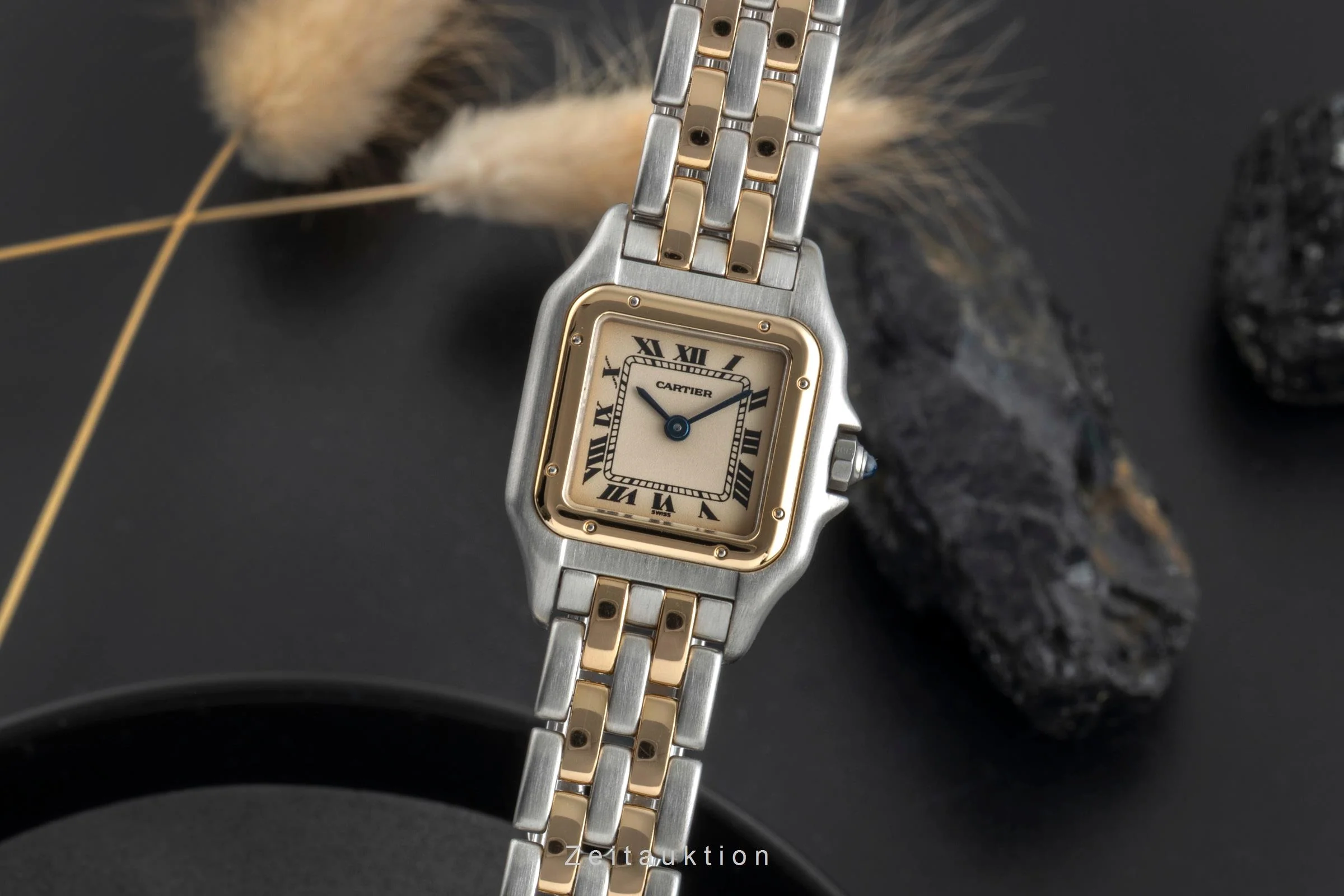 Cartier Panthere steel / gold quartz women's watch W25029B6  [2506887] - Image 2