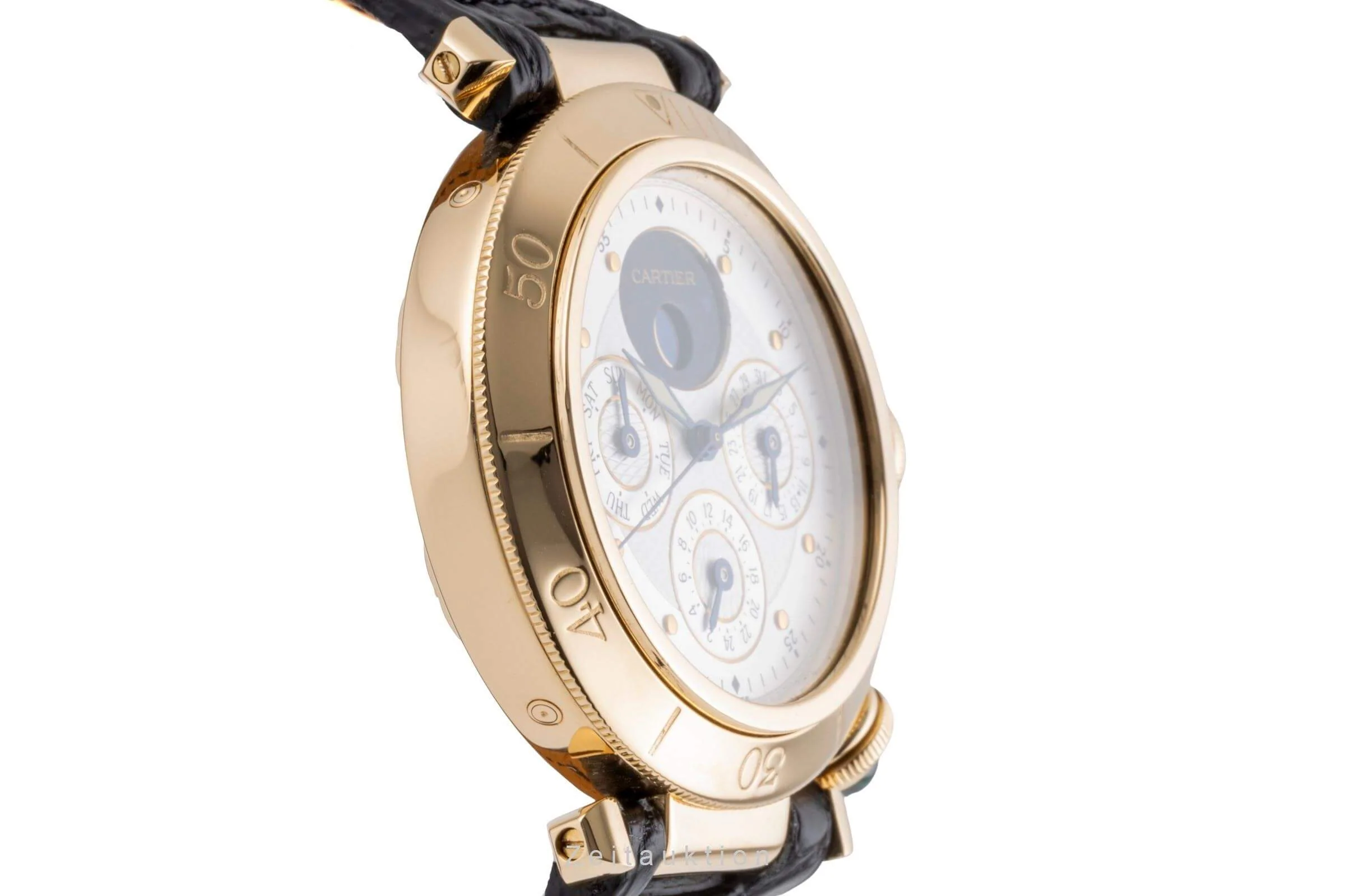 Cartier Pasha 18 ct gold automatic men's watch W3008751  [2500125] - Image 8